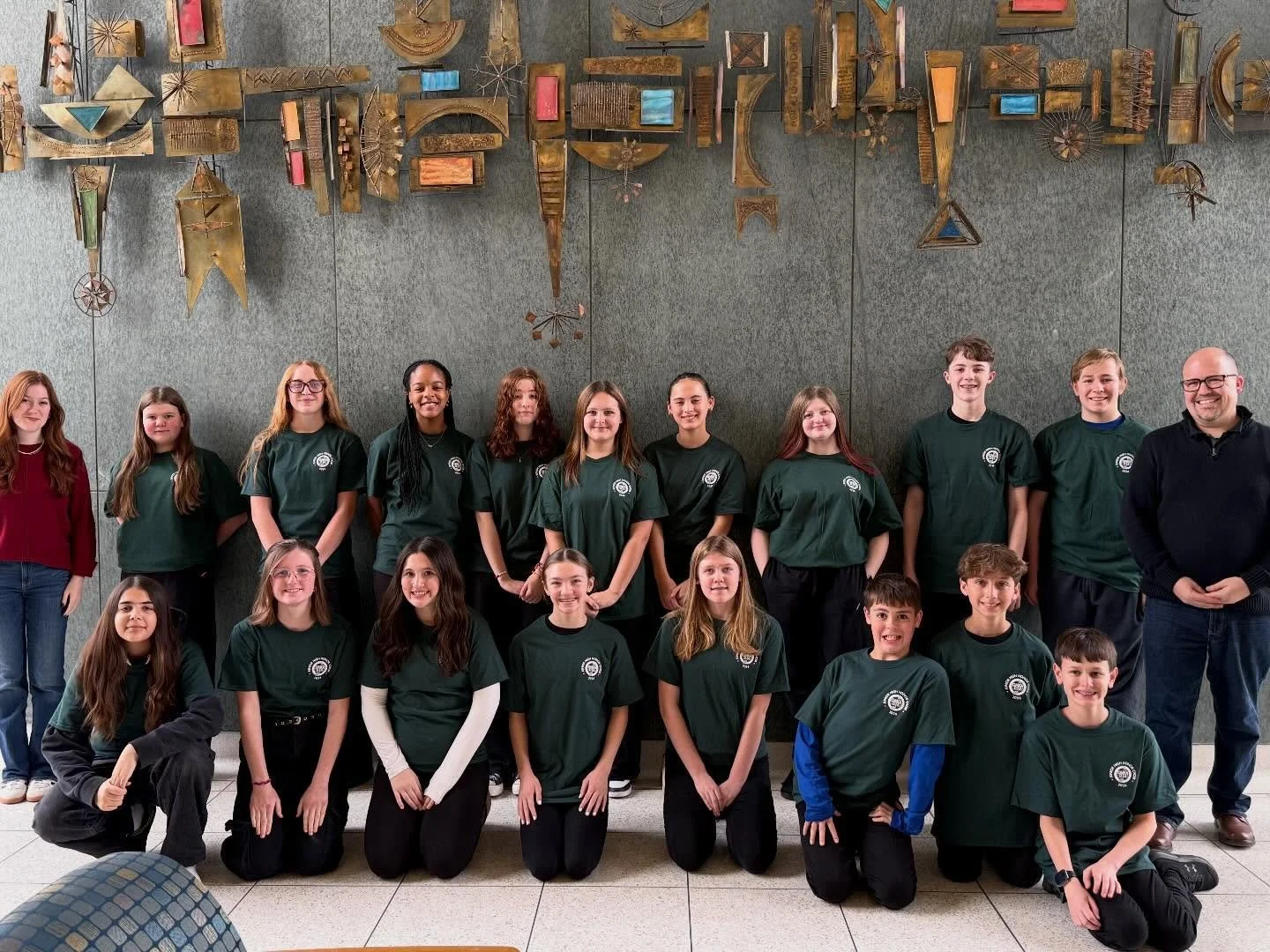 This weekend 17 of our 7th and 8th grade choir students from Wyoming performed in the OMEA District 14 Honor Choir at Mt. St. Joseph, joining choir students from other schools throughout the greater Cincinnati area. Great job to all those who partici