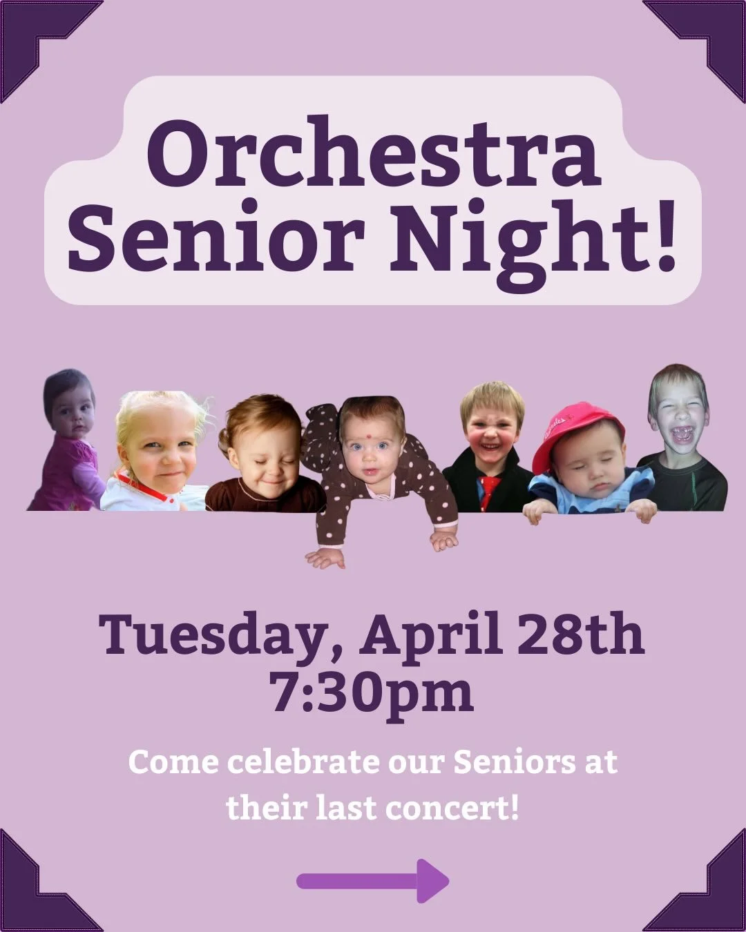 WHS Orchestra Concert tonight at 7:30 in the Pendery Auditorium! Join us in celebrating our Seniors for their last high school concert! 
We are so proud of you Seniors! 💙