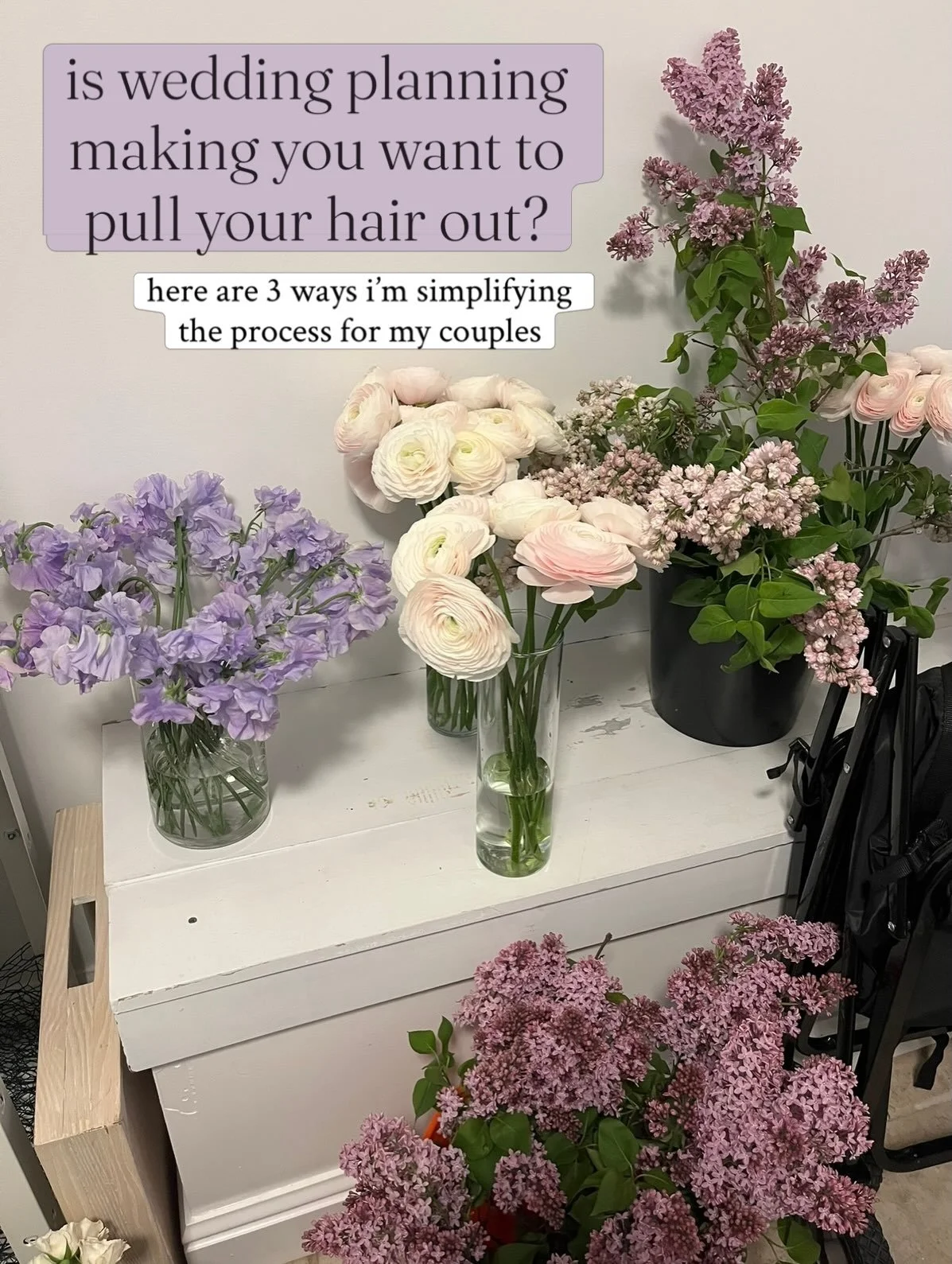 we offer a floral estimate calculator, simple inquiry form, and &agrave; la carte event florals so our clients can save precious time and stress in their wedding planning process. no more jumping through hoops to get basic pricing info!

books are op