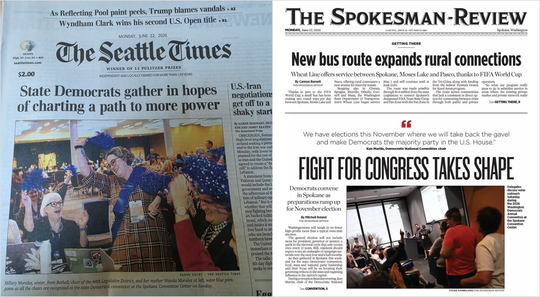 Hope Is Alive: The 44th LD Democrats Back From The Washington State Democratic Convention