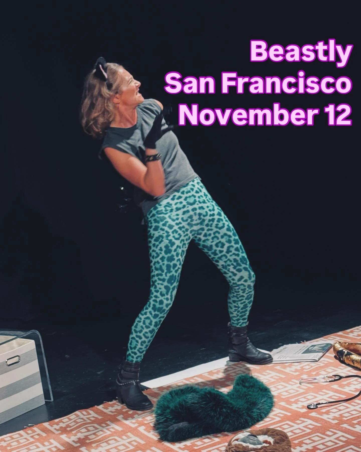Beastly come to San Francisco for a one night only performance on Wednesday, November 12.

Come commune, cocktail (it&rsquo;s a verb now) and cackle with me. 

Because joy is an act of resistance. 

Tickets at link in bio, loves.