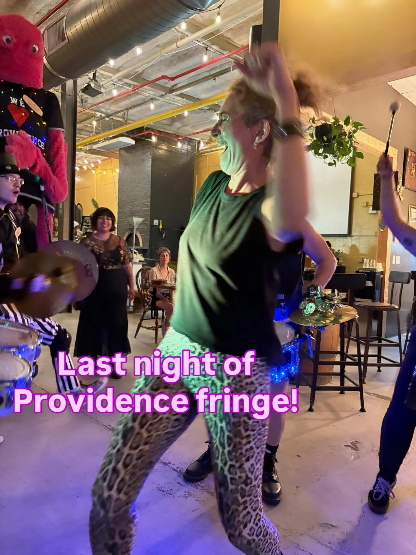 Baby&rsquo;s first fringe is done!

Wonderful to perform Beastly to new audiences. 
Thanks to @thewilburygroup and @fringepvd for putting on such a well-run, inclusive and fun festival. 

Capped off by a fun after party with an amazing marching band 