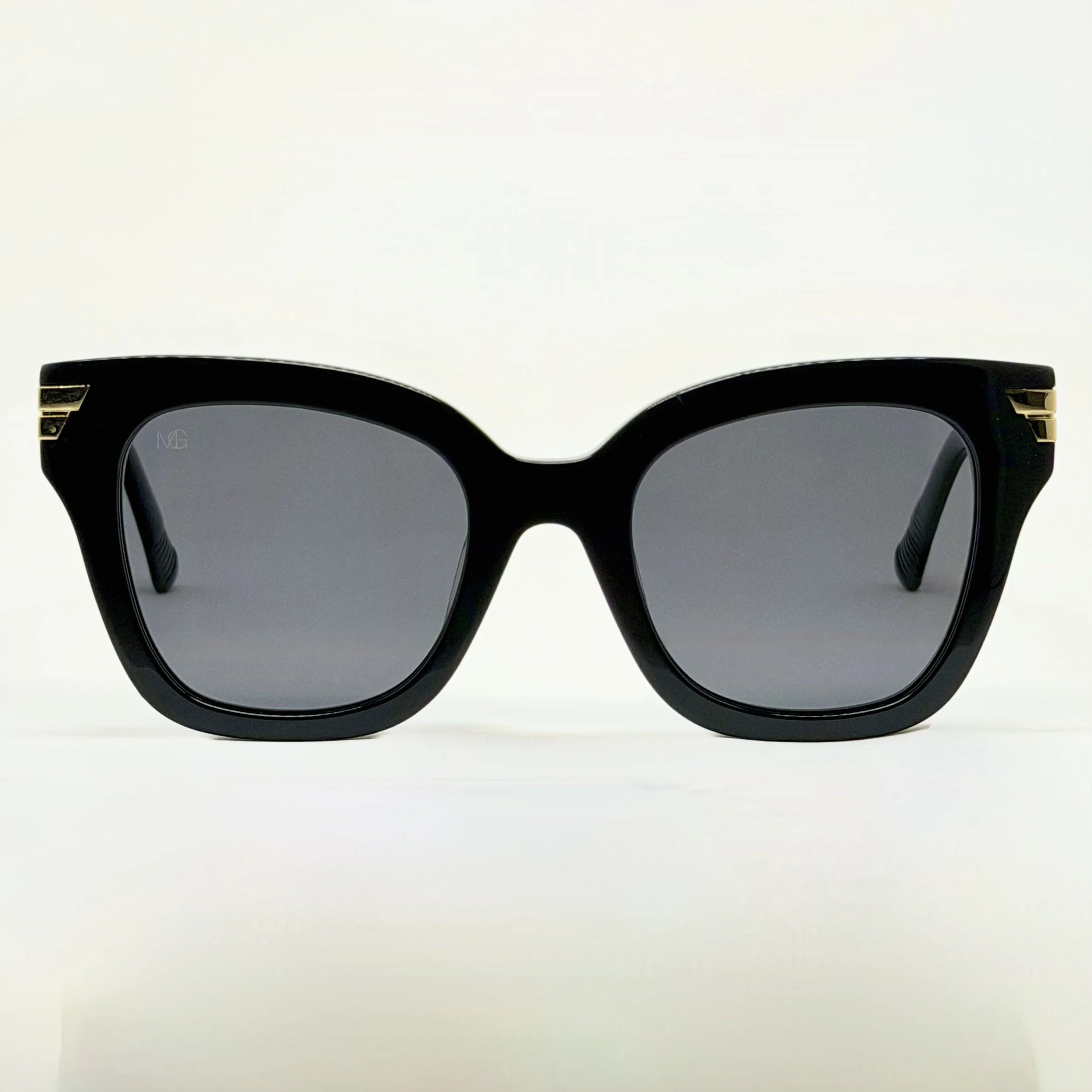 MauriGamba Caroline Black Cat-Eye Sunglasses – Luxury Women’s Designer Eyewear
