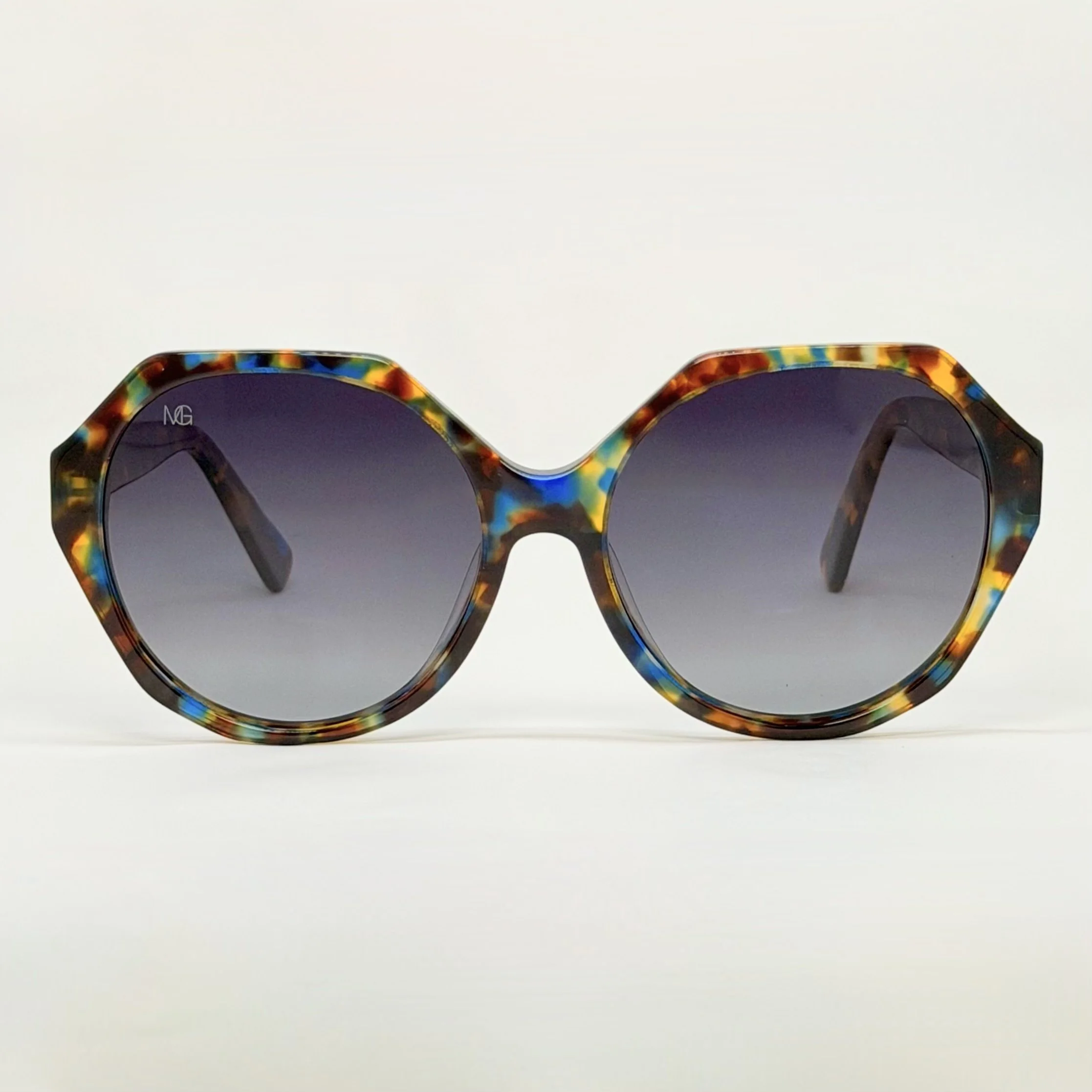 MauriGamba Barachiel Oversized Geometric Multicolor Sunglasses – Luxury Women’s Designer Eyewear
