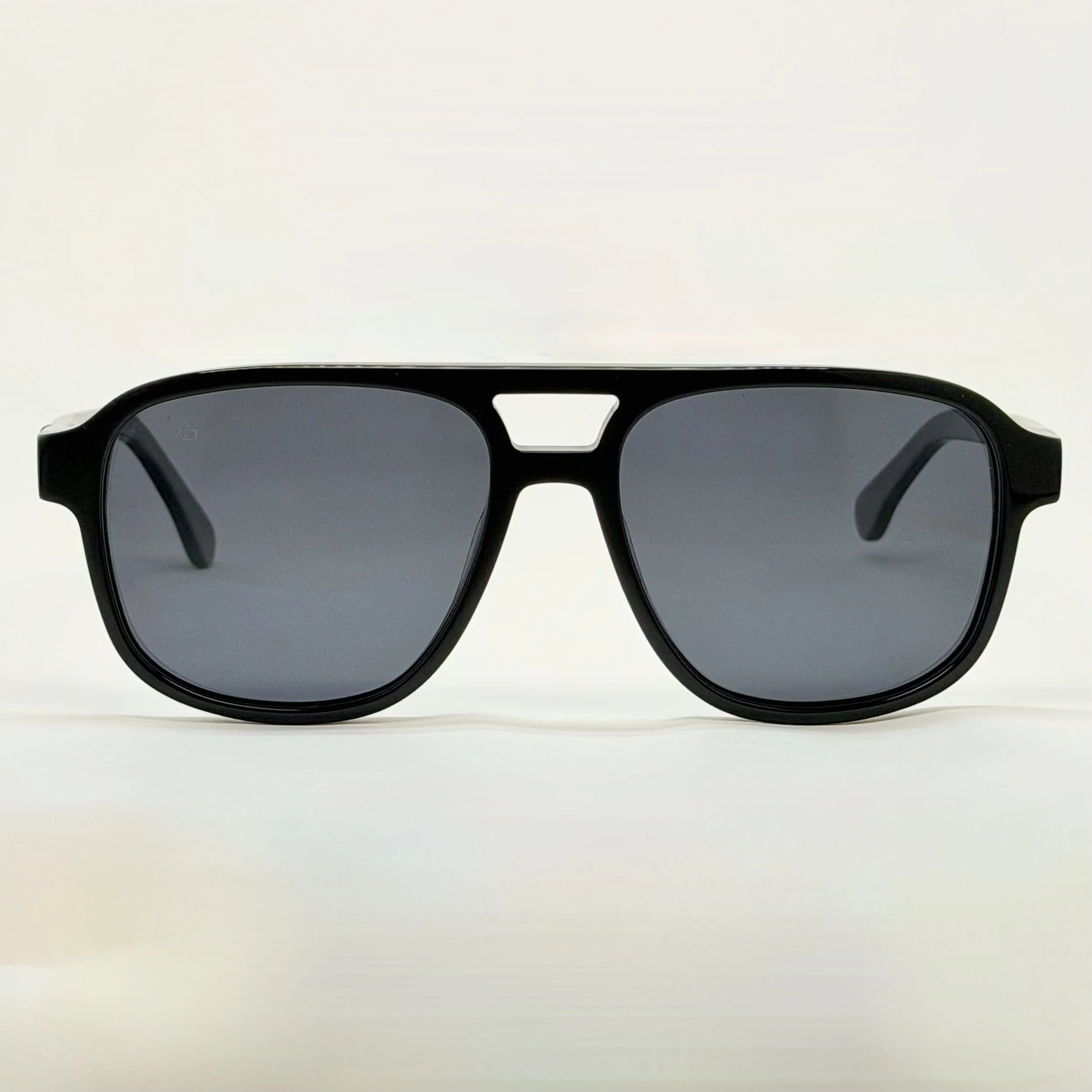 MauriGamba Bailey Black Rectangular Sunglasses – Luxury Unisex Designer Eyewear