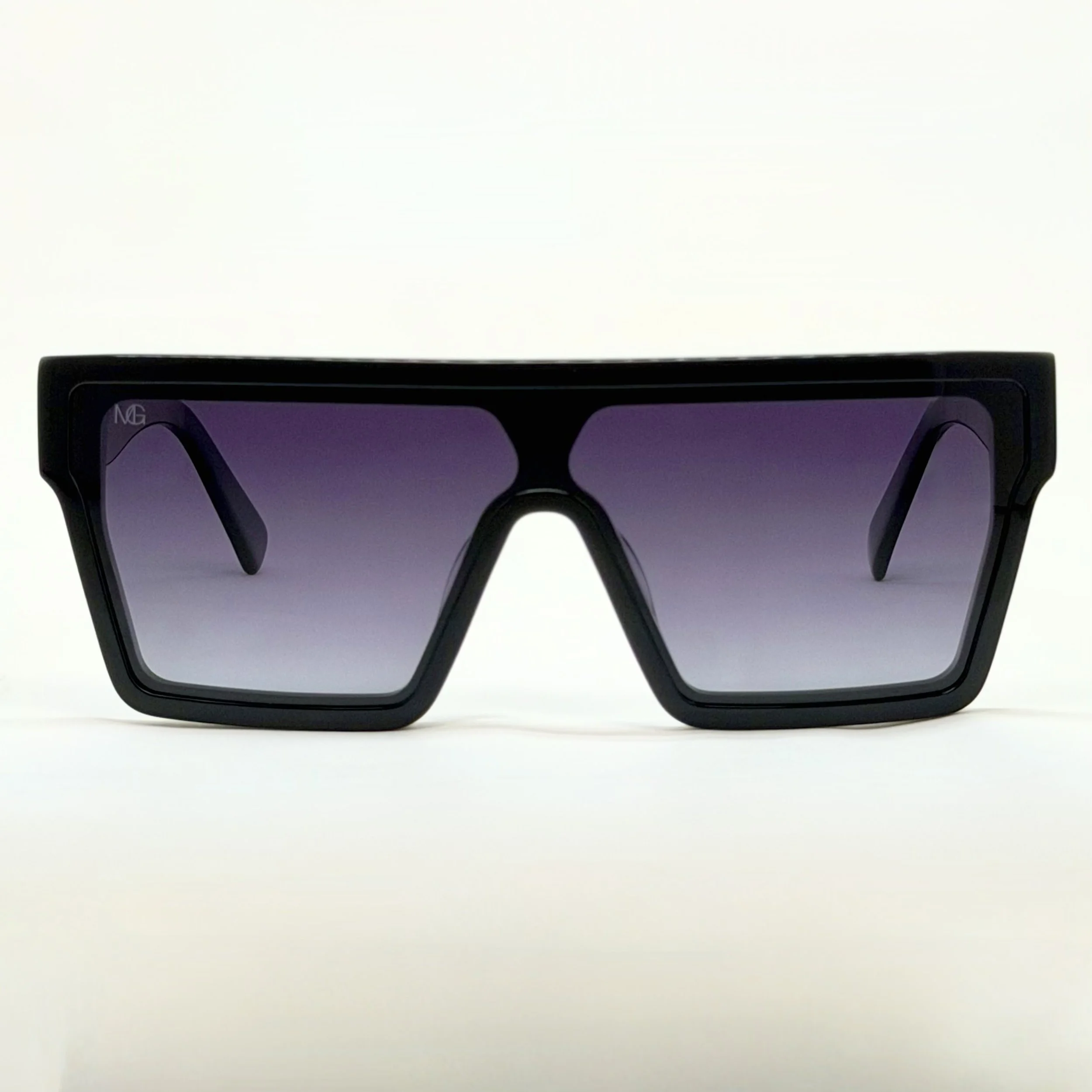 MauriGamba Santino Black Frame Black Gradient Lens Unisex Luxury Sunglasses