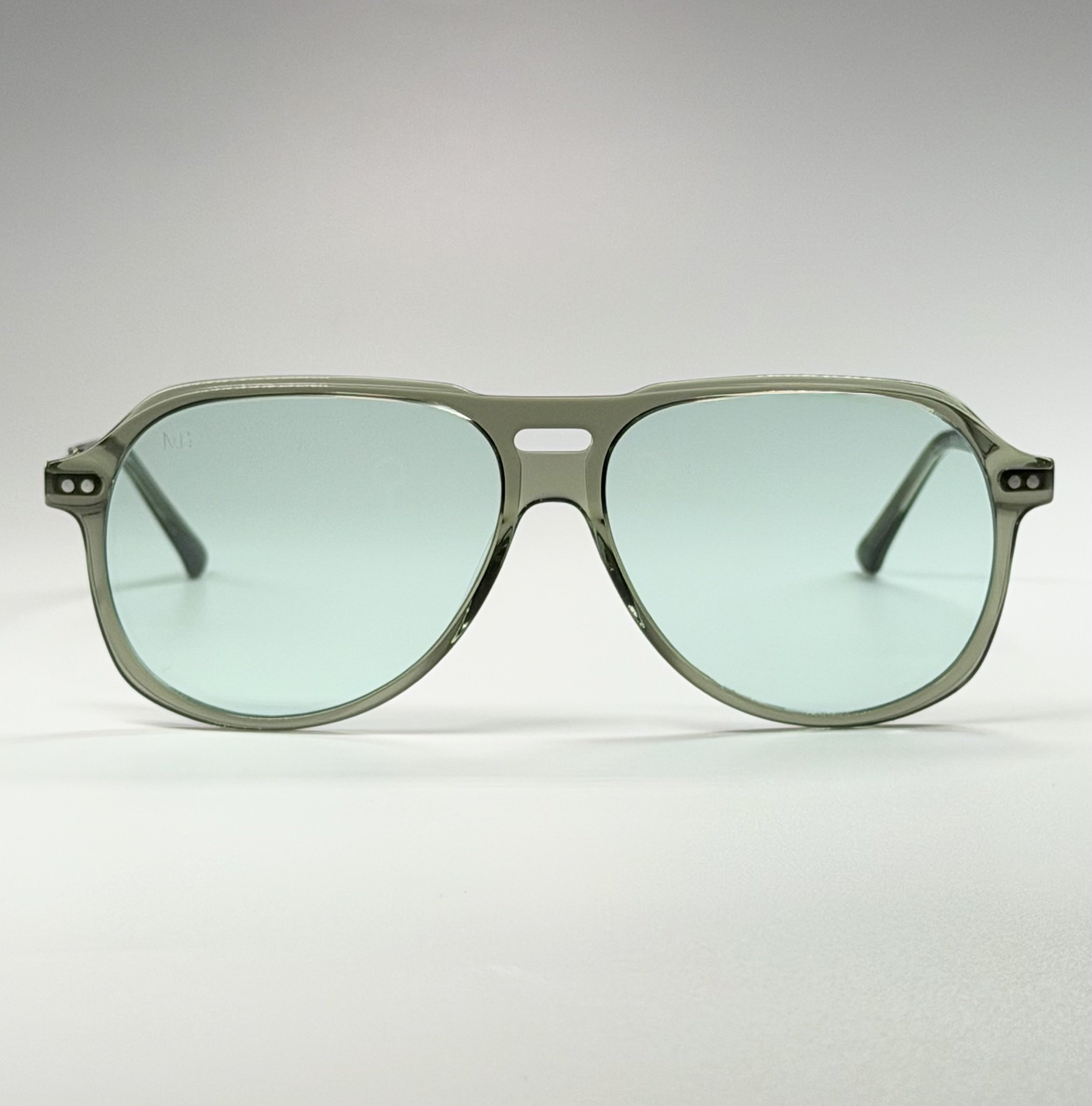 Mint Lenses · Crystal Smoke Frame · Matteo Unisex Luxury Sunglasses