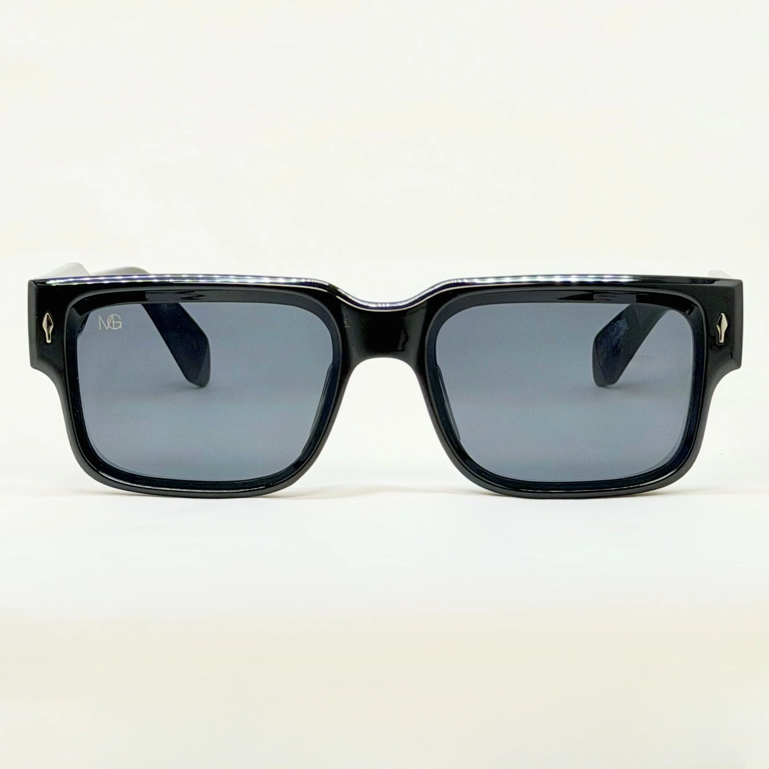 MauriGamba Metatron Black Frame Black Lens Unisex Luxury Designer Sunglasses