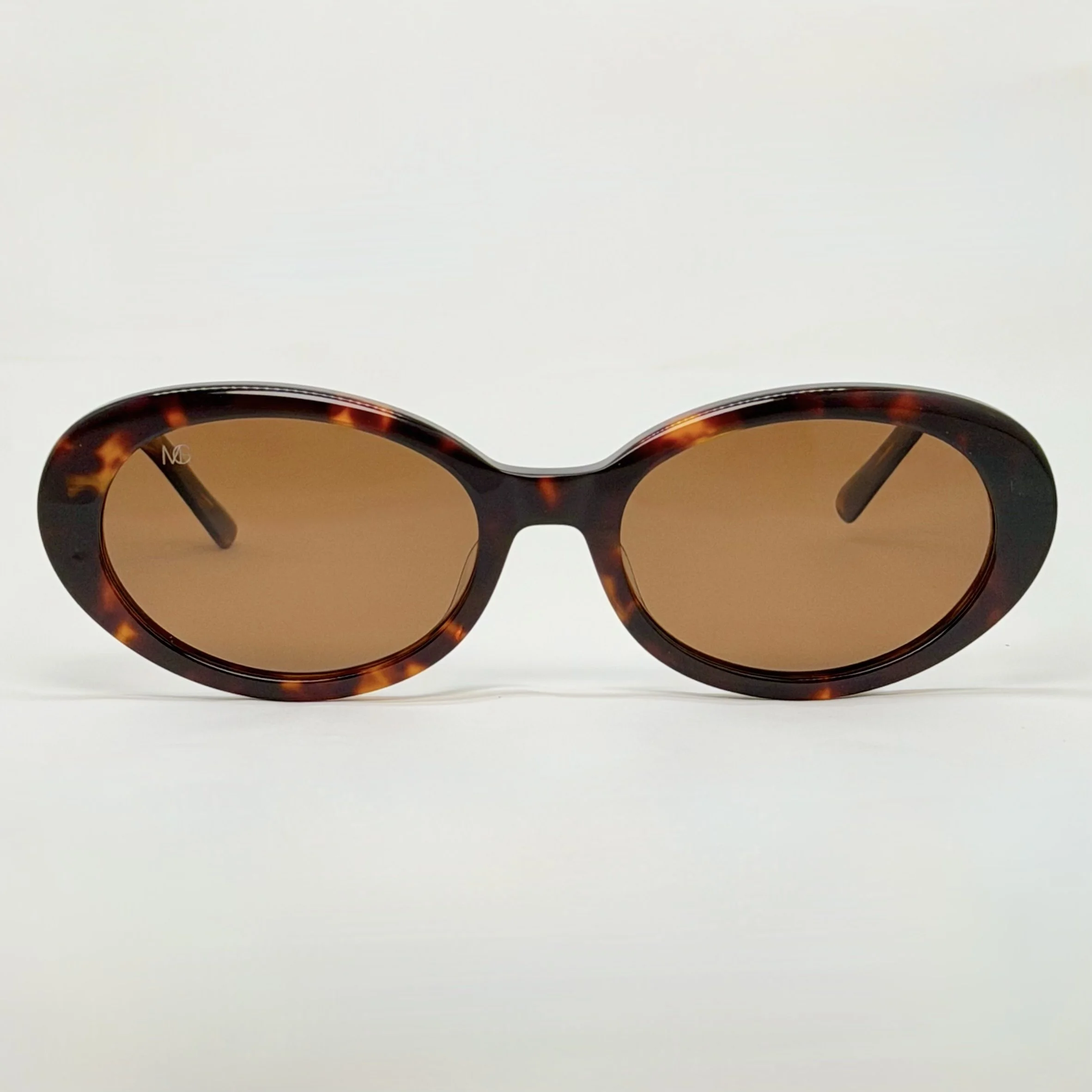 MauriGamba Ingrid Tortoise Sculpted Bridge Women’s Luxury Sunglasses