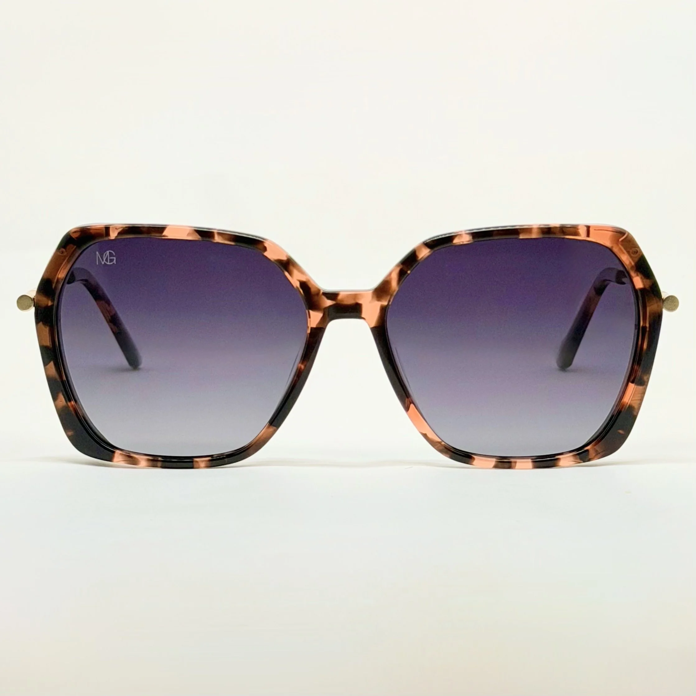 MauriGamba Doris Rose Havana & Gold Women’s Sunglasses