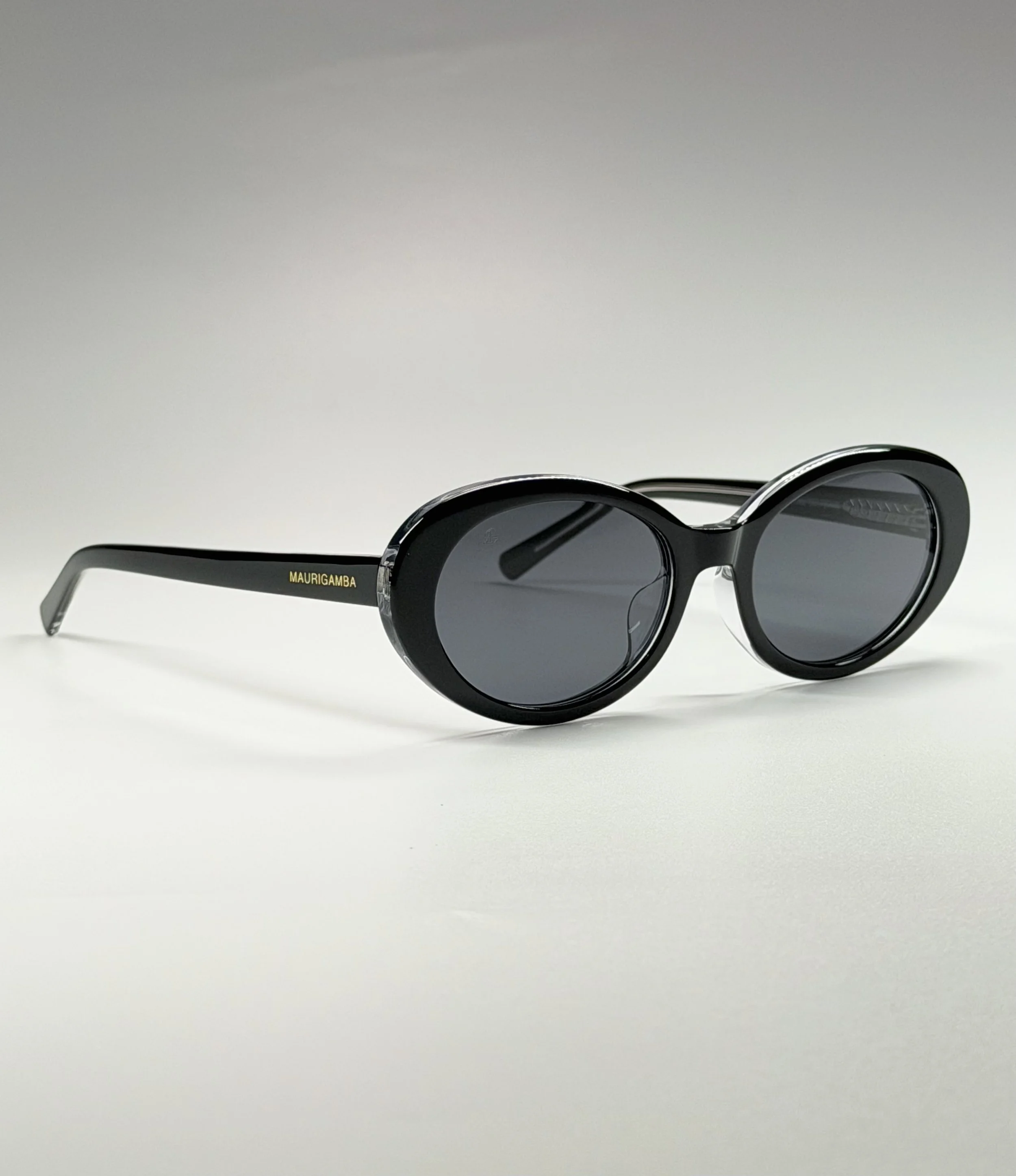 MauriGamba Ingrid Black Sculpted Bridge Women’s Luxury Sunglasses