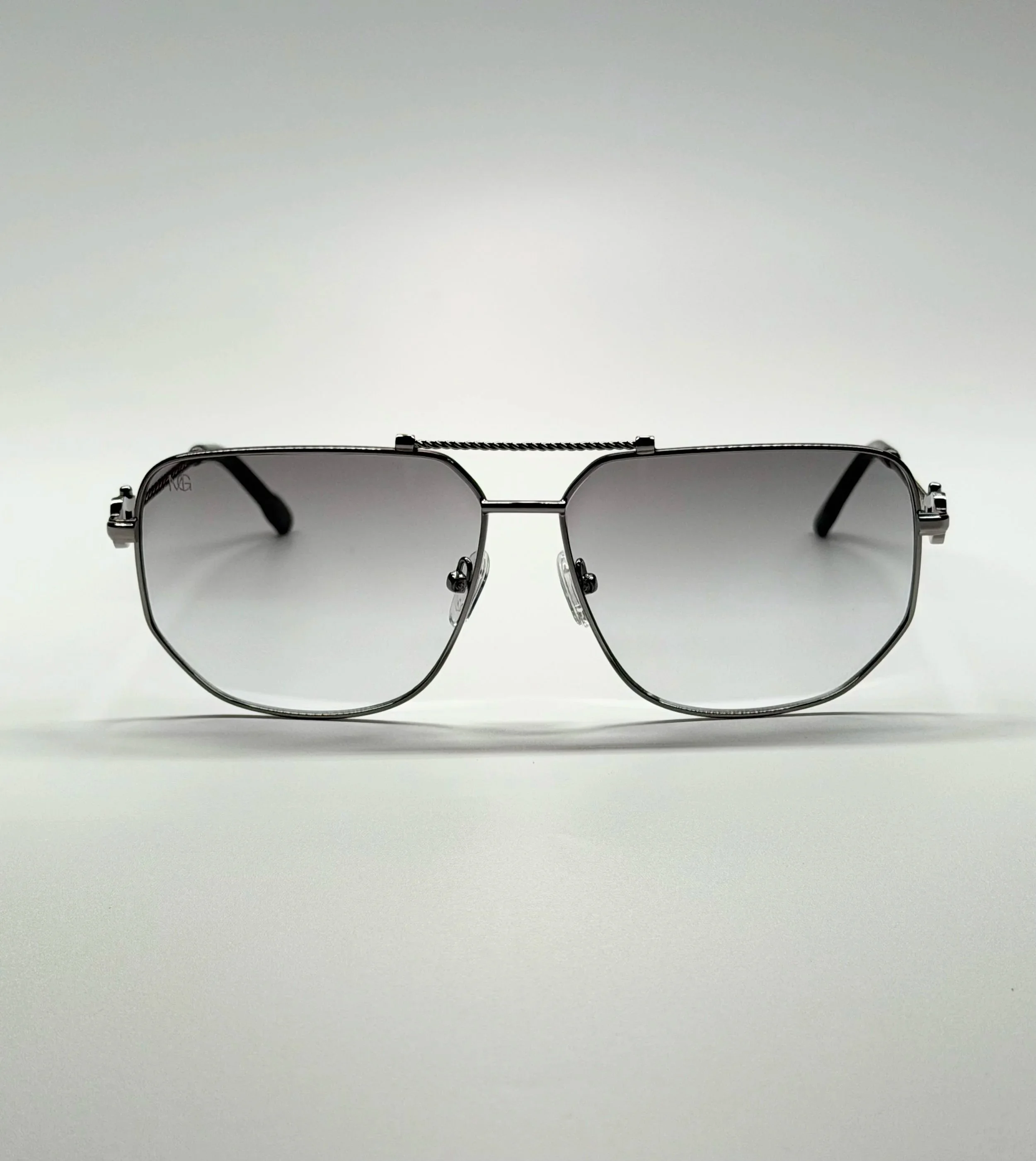 MauriGamba Raziel Gunmetal Gradient Unisex Luxury Sunglasses