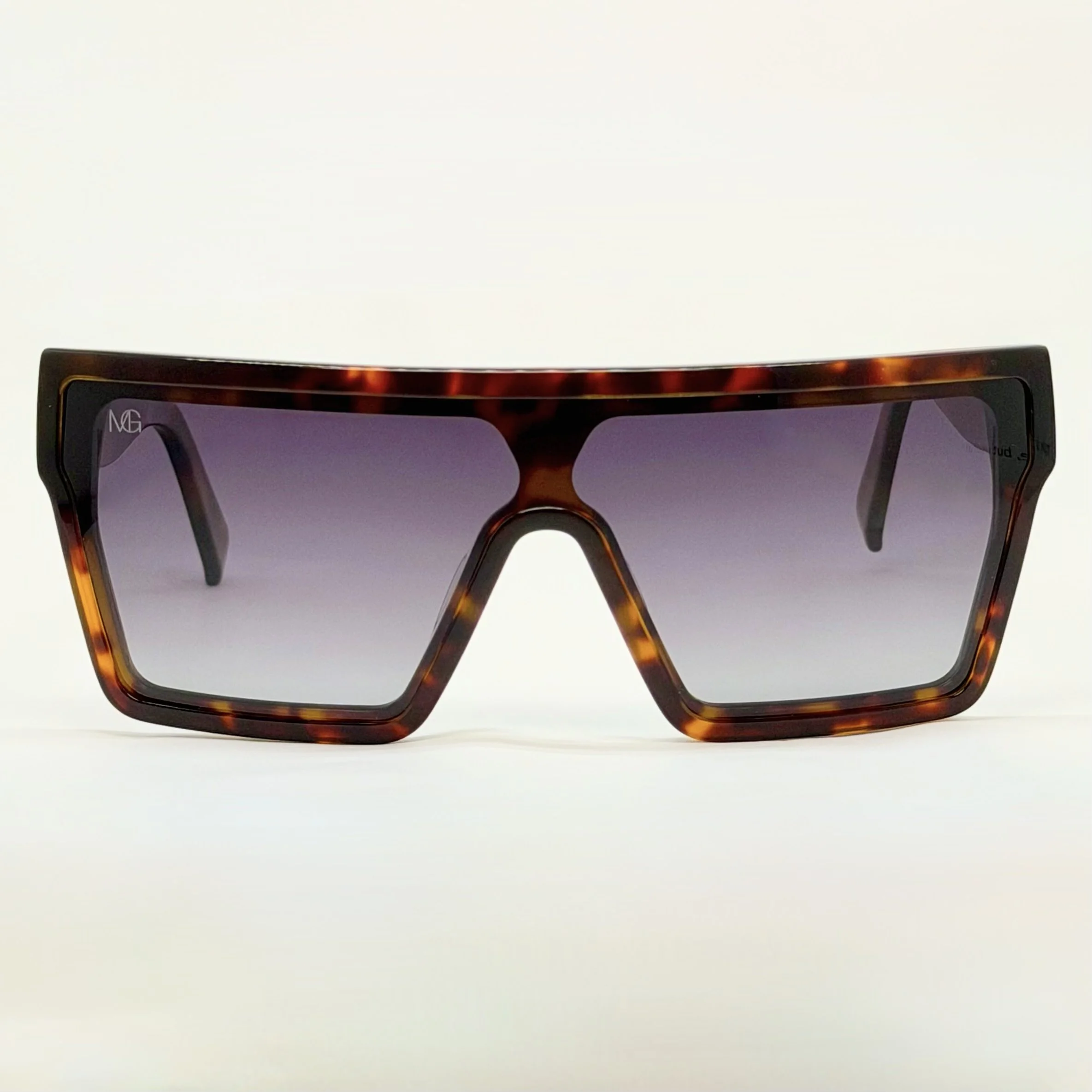 MauriGamba Santino Tortoise Frame Black Gradient Lens Unisex Luxury Sunglasses