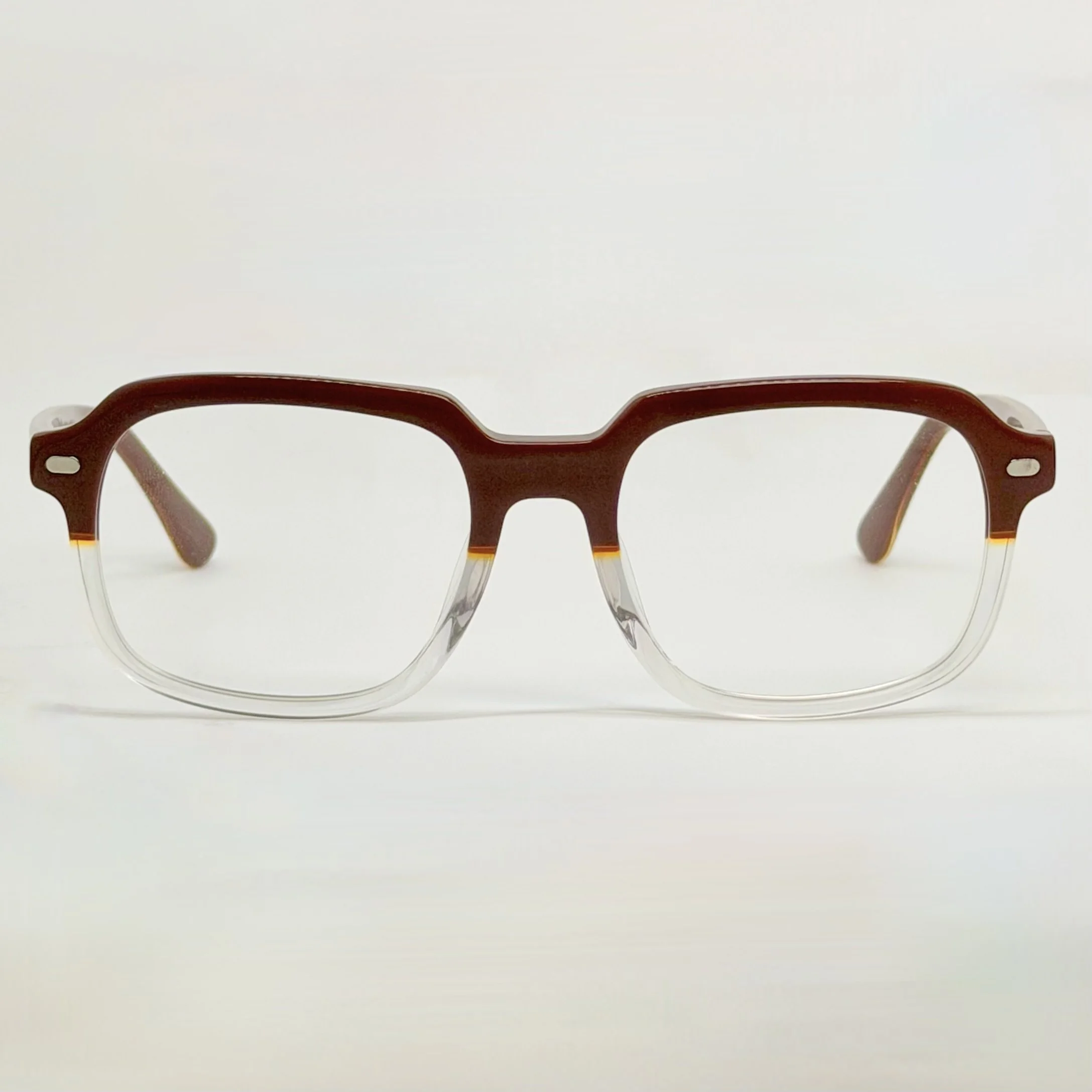 Brown Crystal Frame · Magnetic Clip-On Compatible · Miguel Unisex Optical