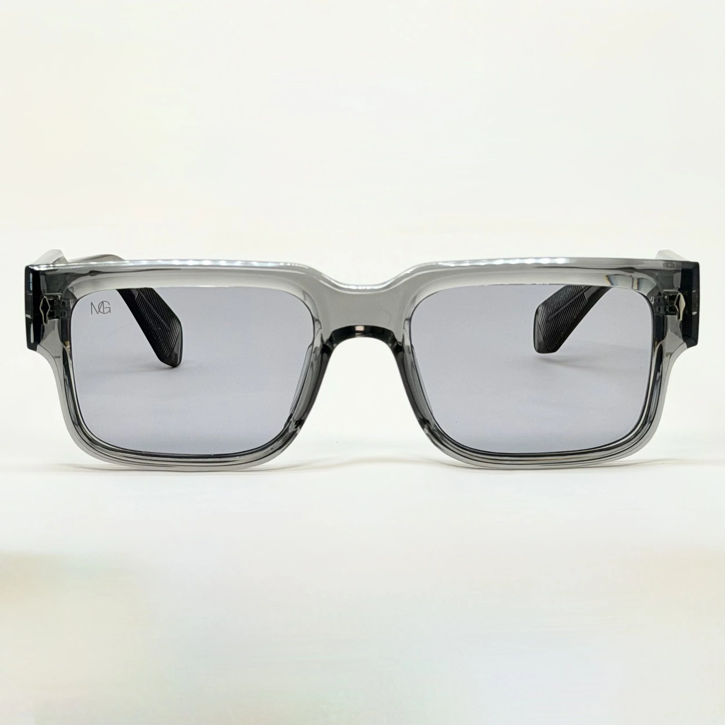 MauriGamba Metatron Grey Frame Grey Lens Unisex Luxury Designer Sunglasses