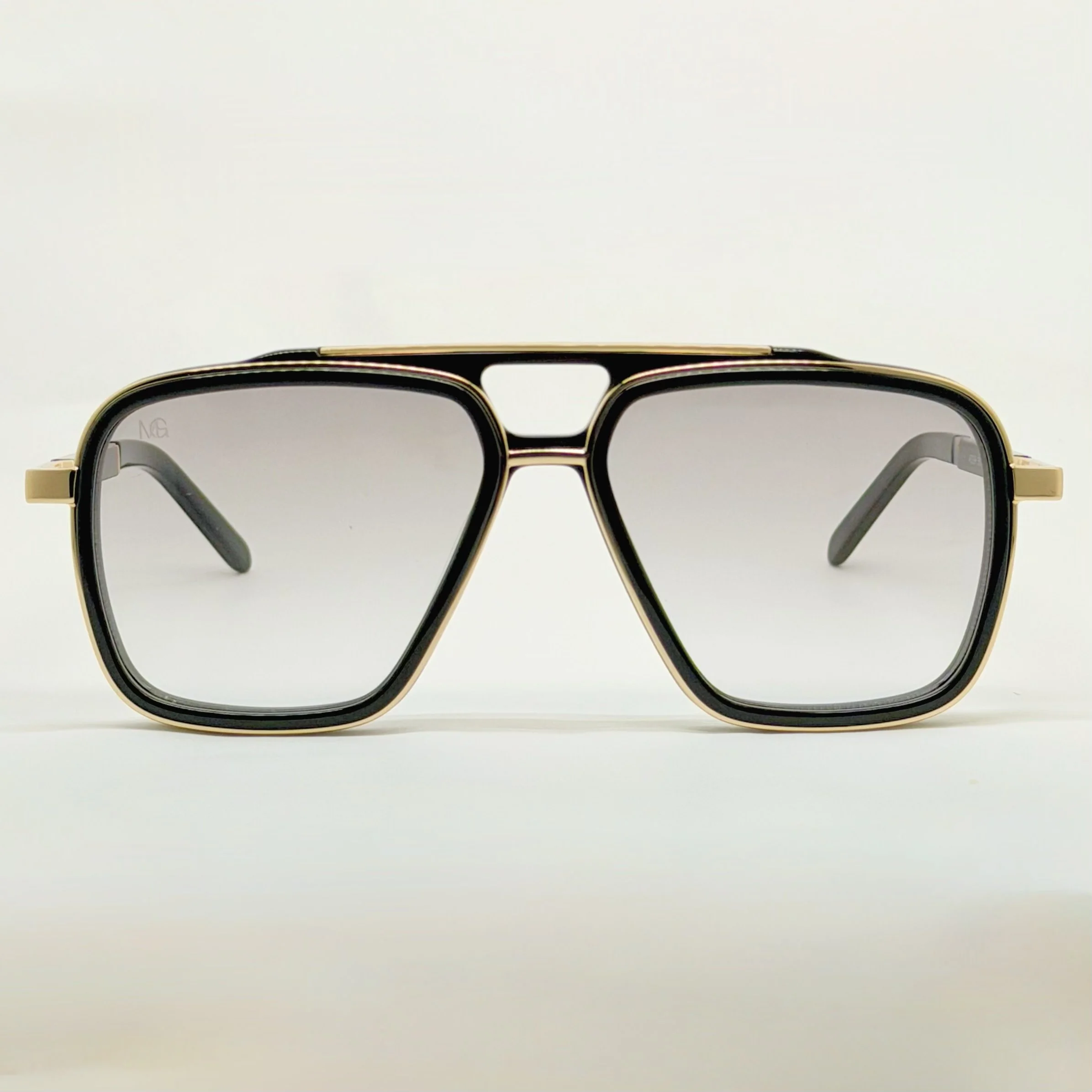 MauriGamba Vittorio Black & Gold Unisex Sunglasses