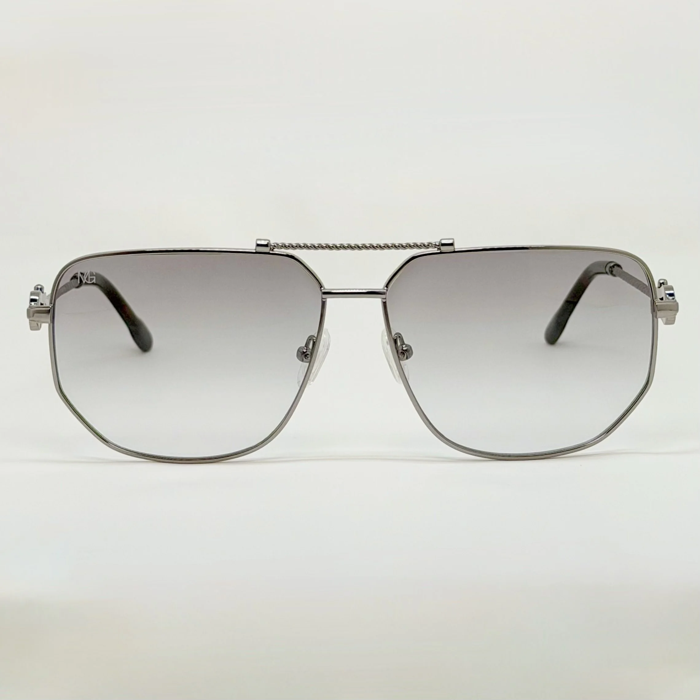 MauriGamba Raziel Gunmetal Gradient Unisex Luxury Sunglasses