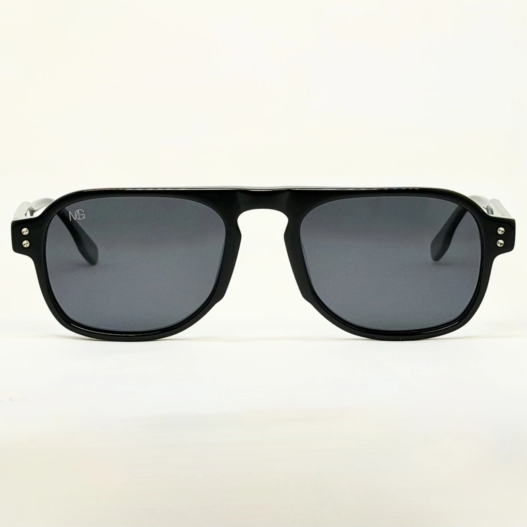 MauriGamba Mattia Black Frame Black Lens Unisex Luxury Designer Sunglasses
