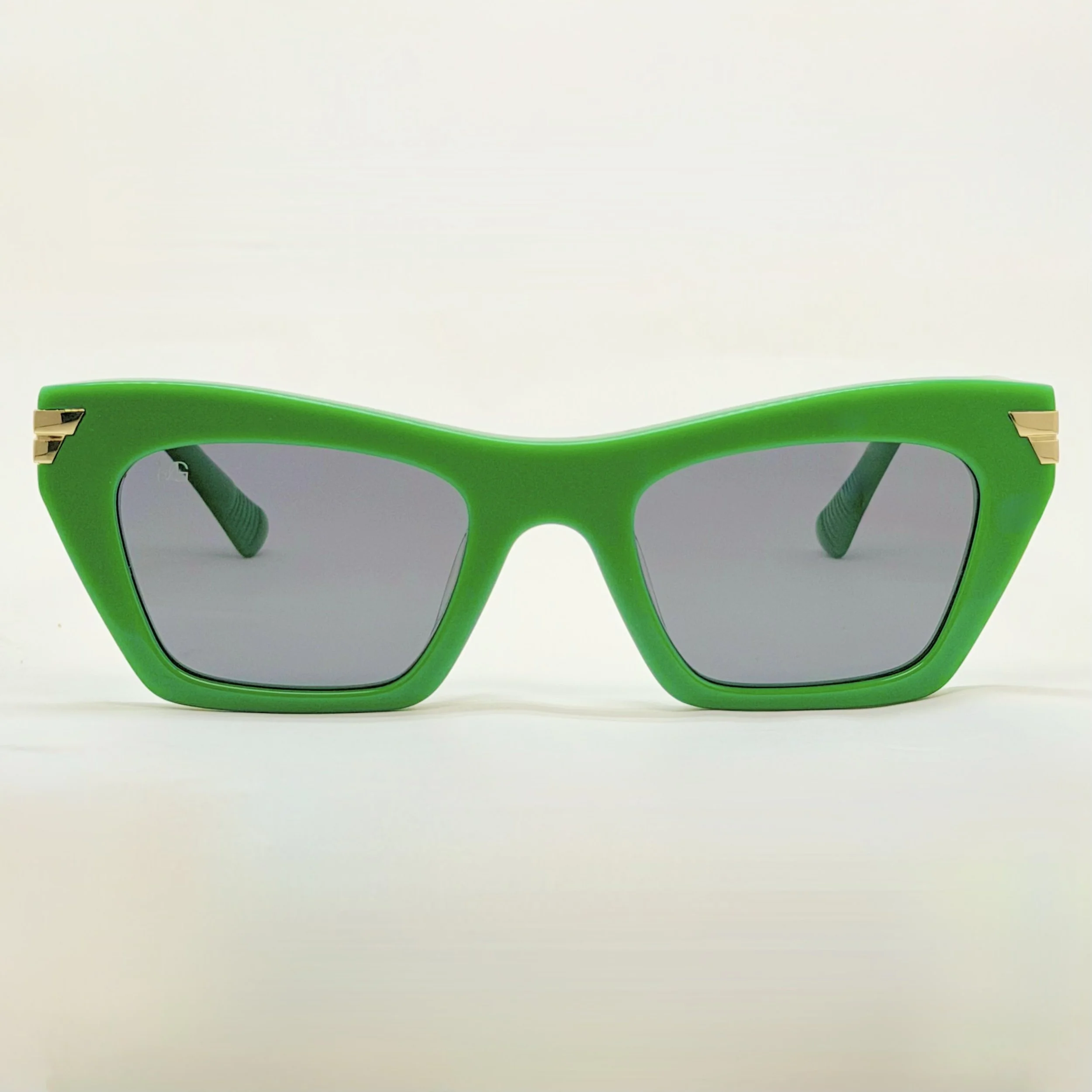 MauriGamba Gia Cat-Eye Emerald Green Frame Dark Lens Women’s Luxury Designer Sunglasses