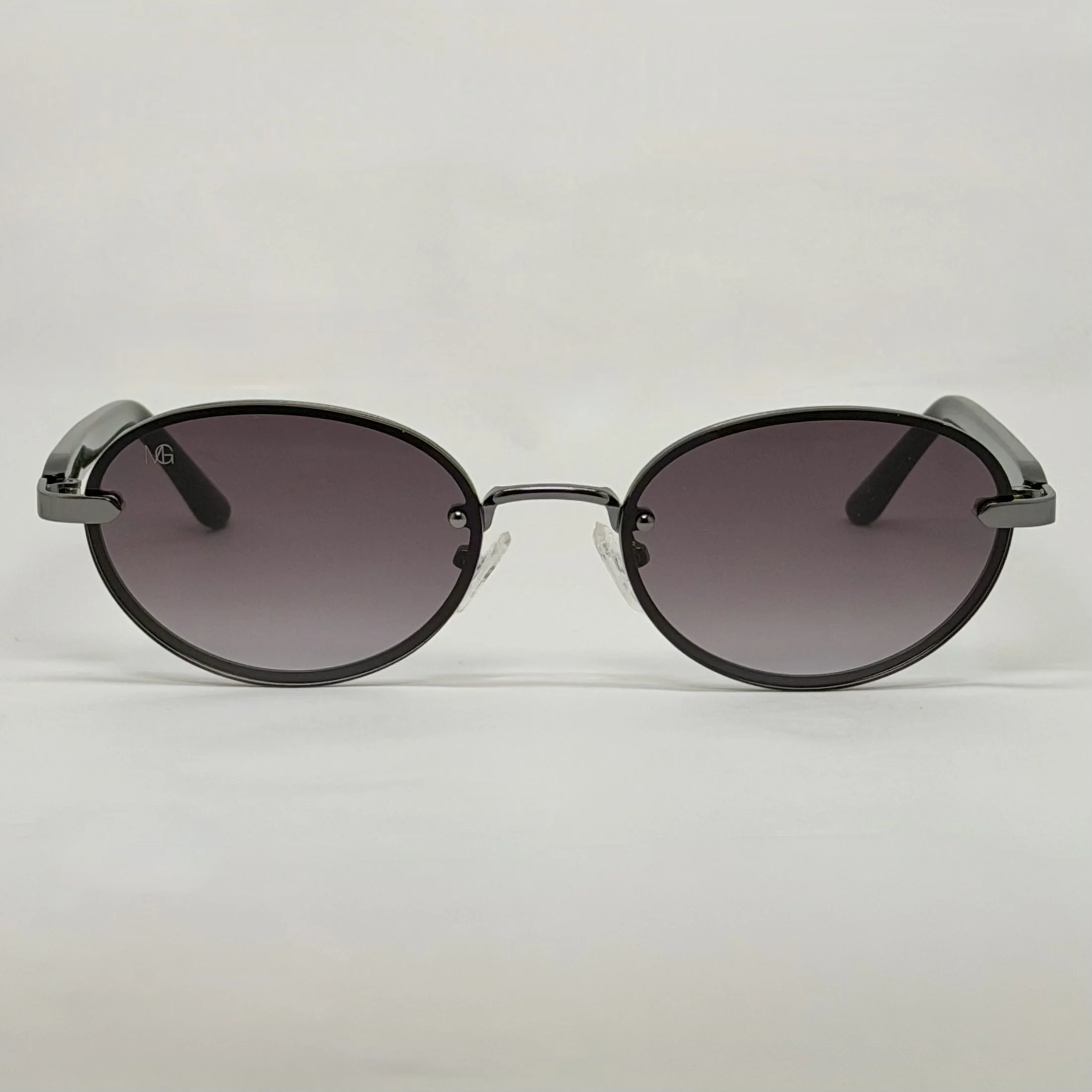 MauriGamba Uriel Gunmetal Black Smoke Lens Unisex Luxury Sunglasses