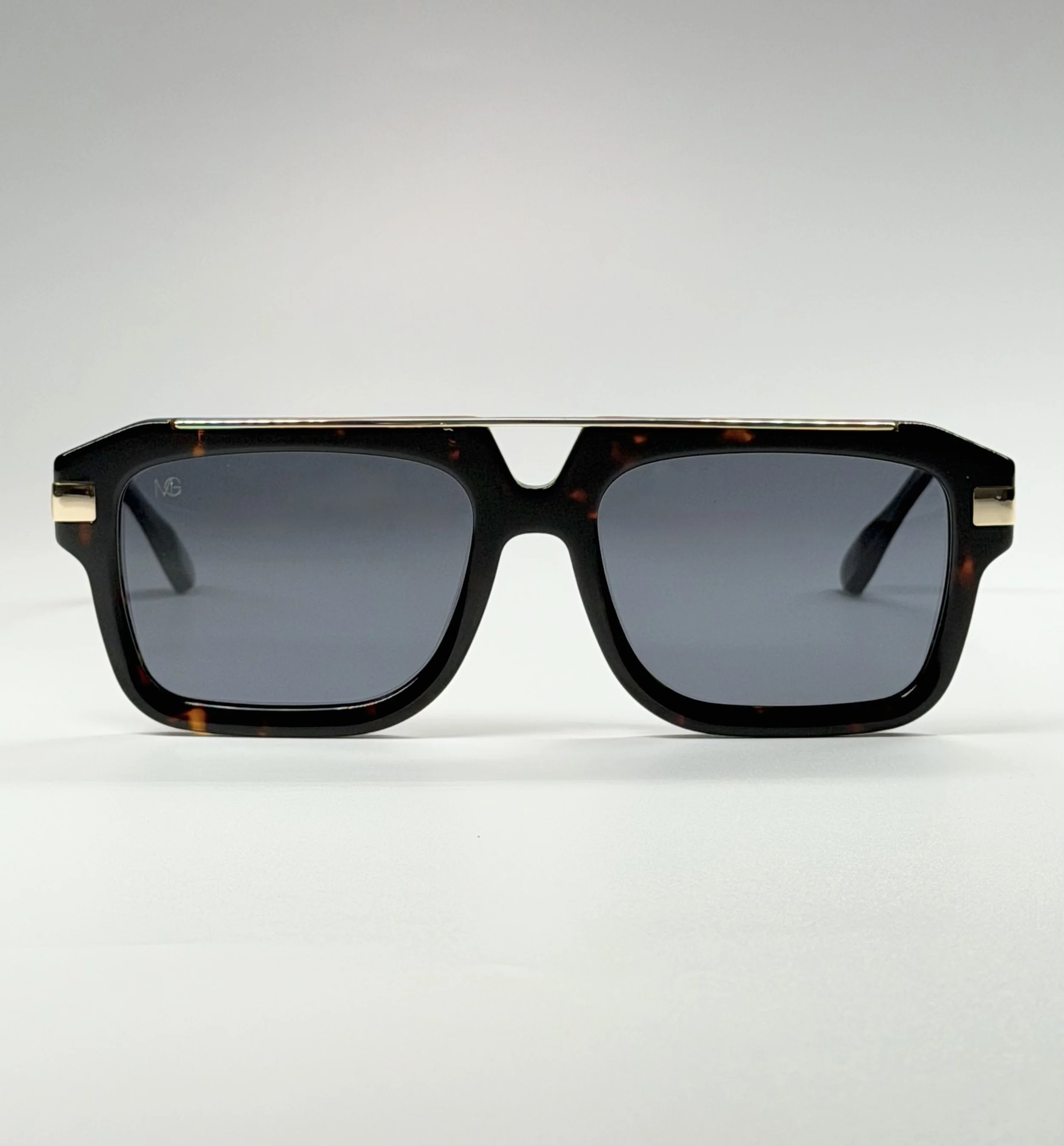 Smoke Lenses · Black Havana Frame · Valentina Unisex Luxury Sunglasses