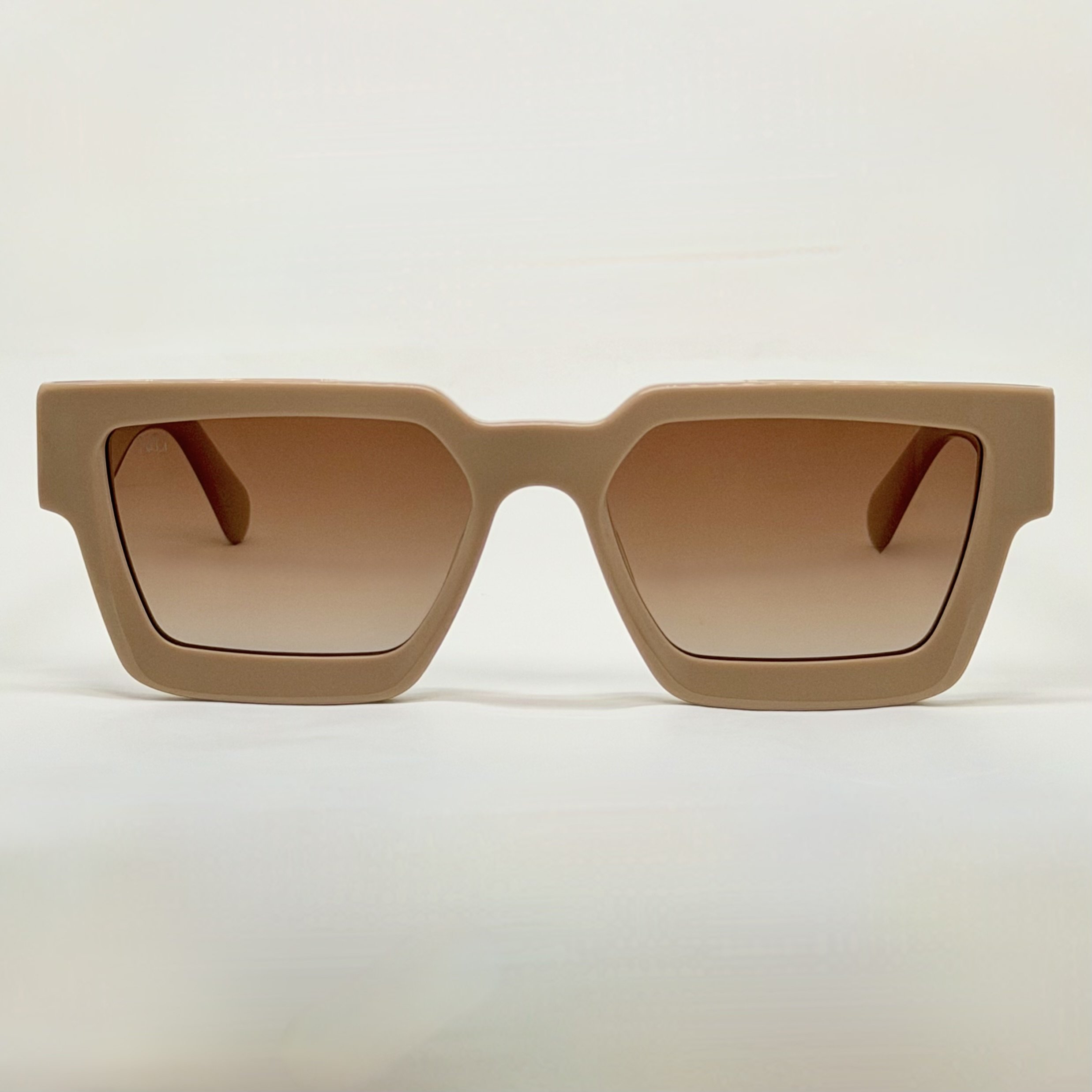 MauriGamba Martina Sand Beige Frame Brown Gradient Lens Women’s Luxury Designer Sunglasses