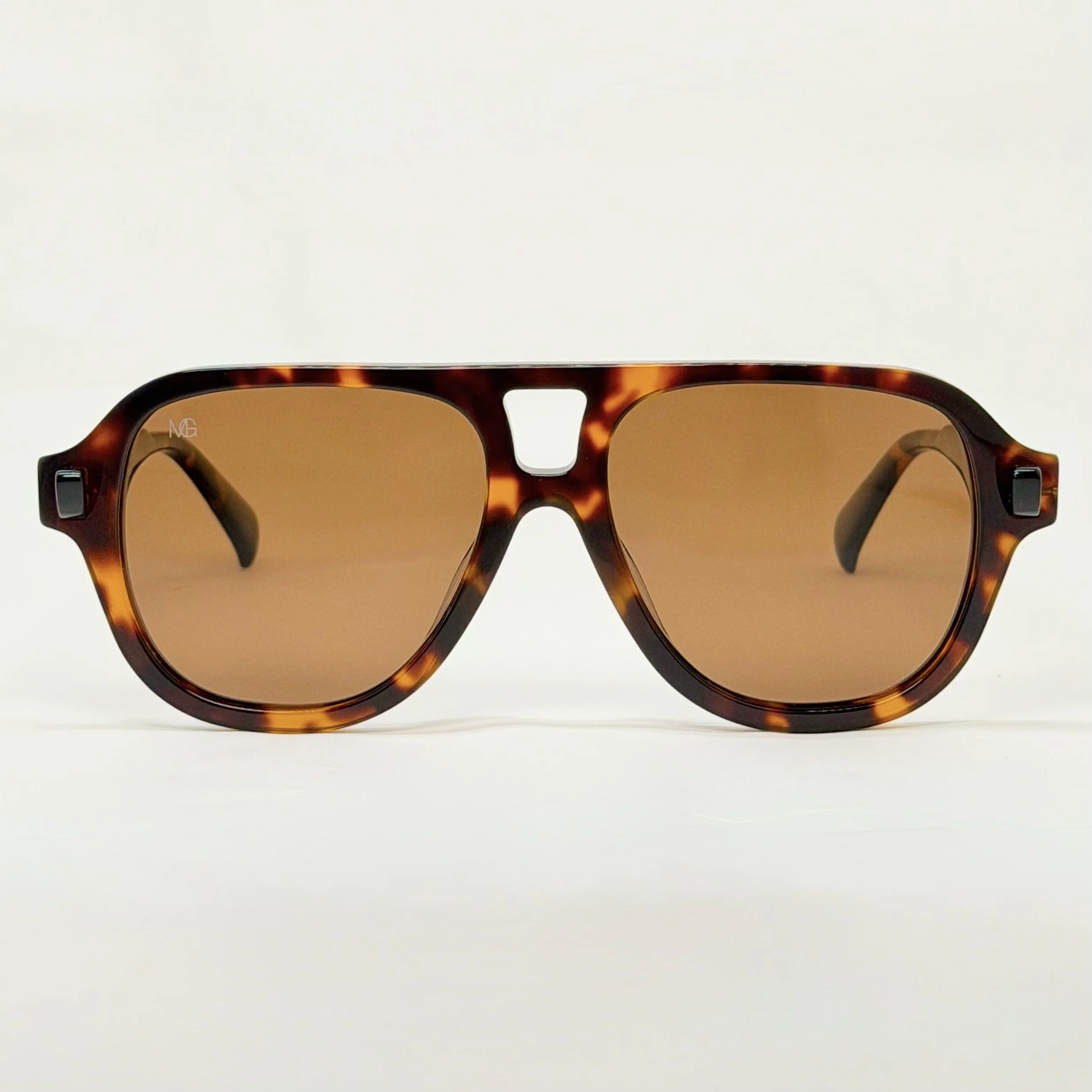 MauriGamba Tommasso Tortoise Frame Brown Gradient Lens Unisex Luxury Sunglasses