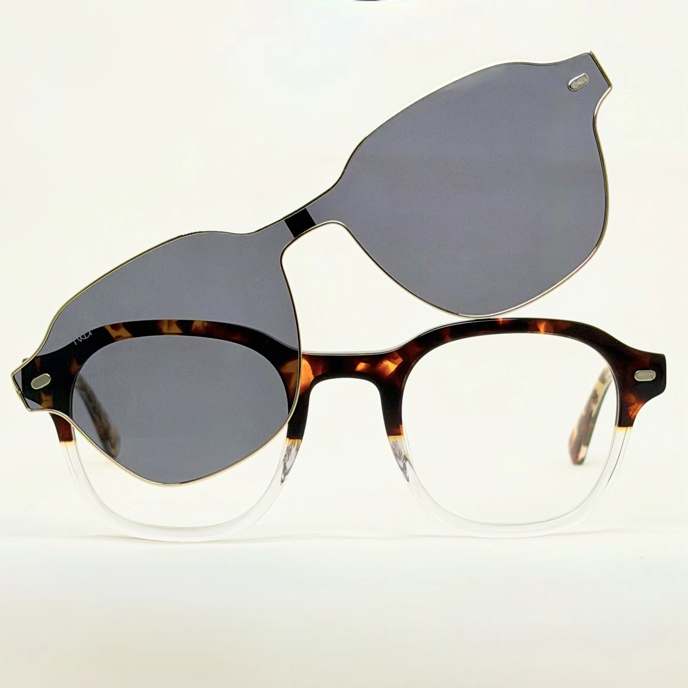 Magnetic Polarized Clip-On • Handcrafted Italian Acetate