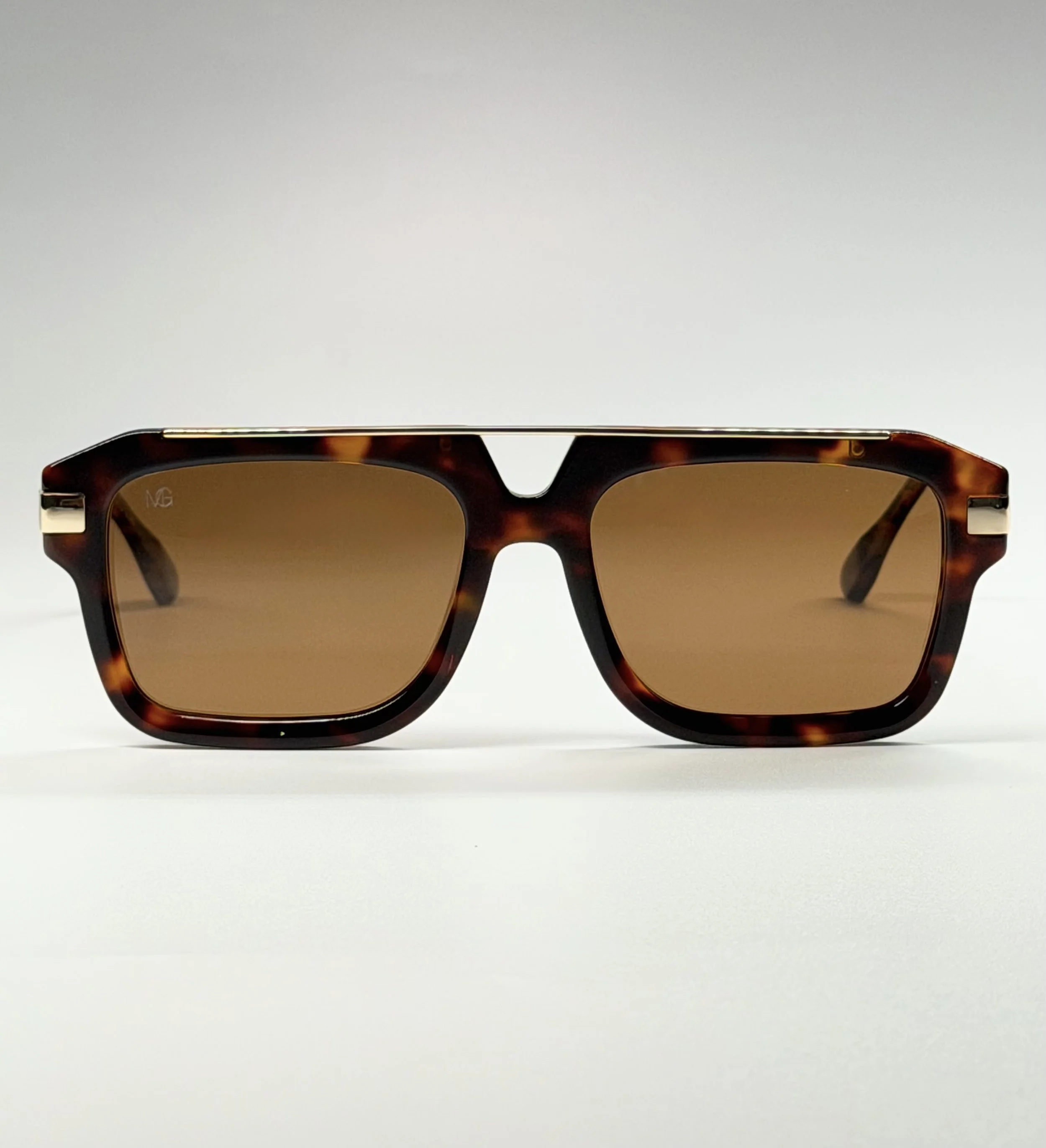 MauriGamba Valentina Havana Gold Unisex Luxury Sunglasses