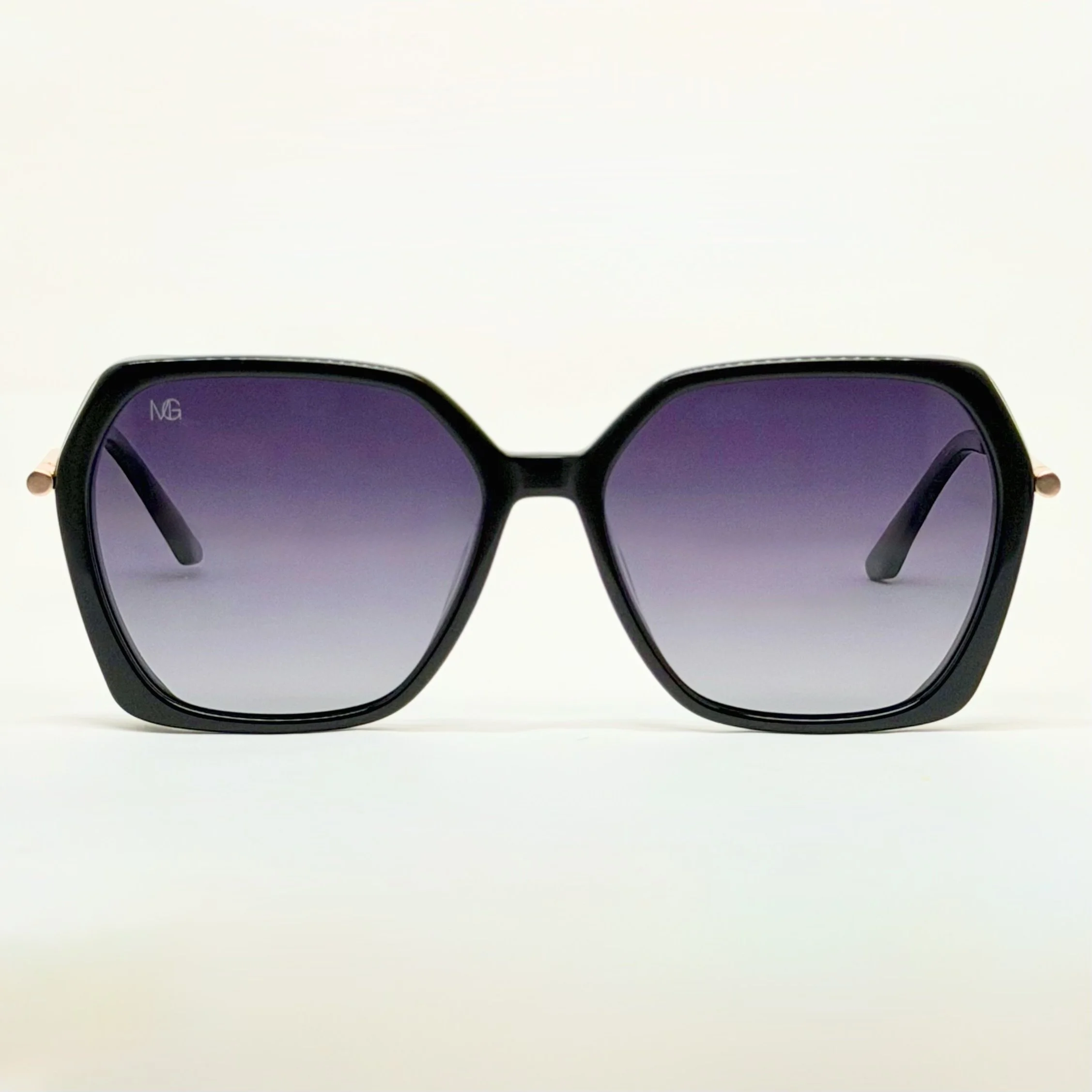 Black • Rose Gold Titanium • Gradient Polarized Lenses