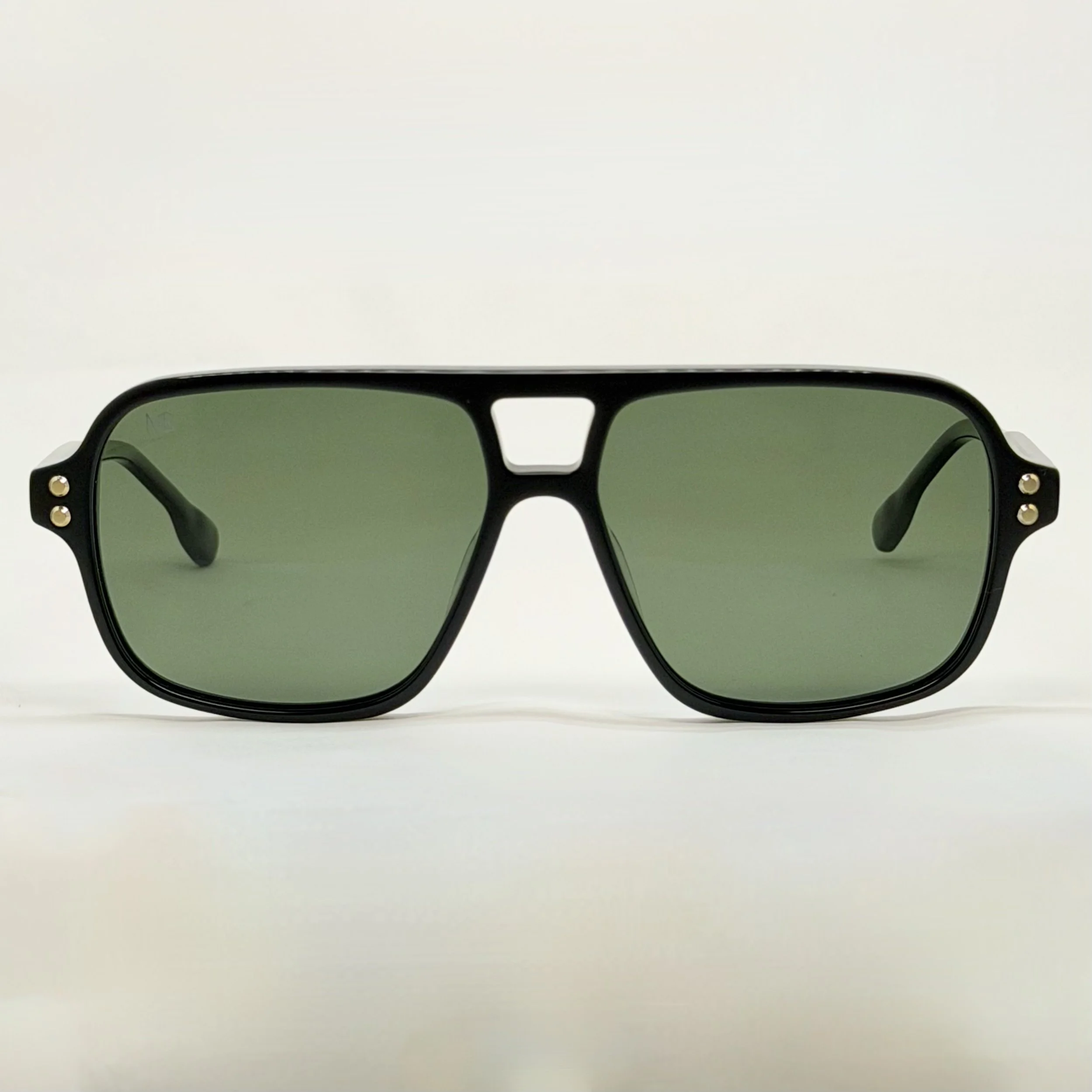 MauriGamba Pietro Black Frame Black Lens Unisex Luxury Design Sunglasses