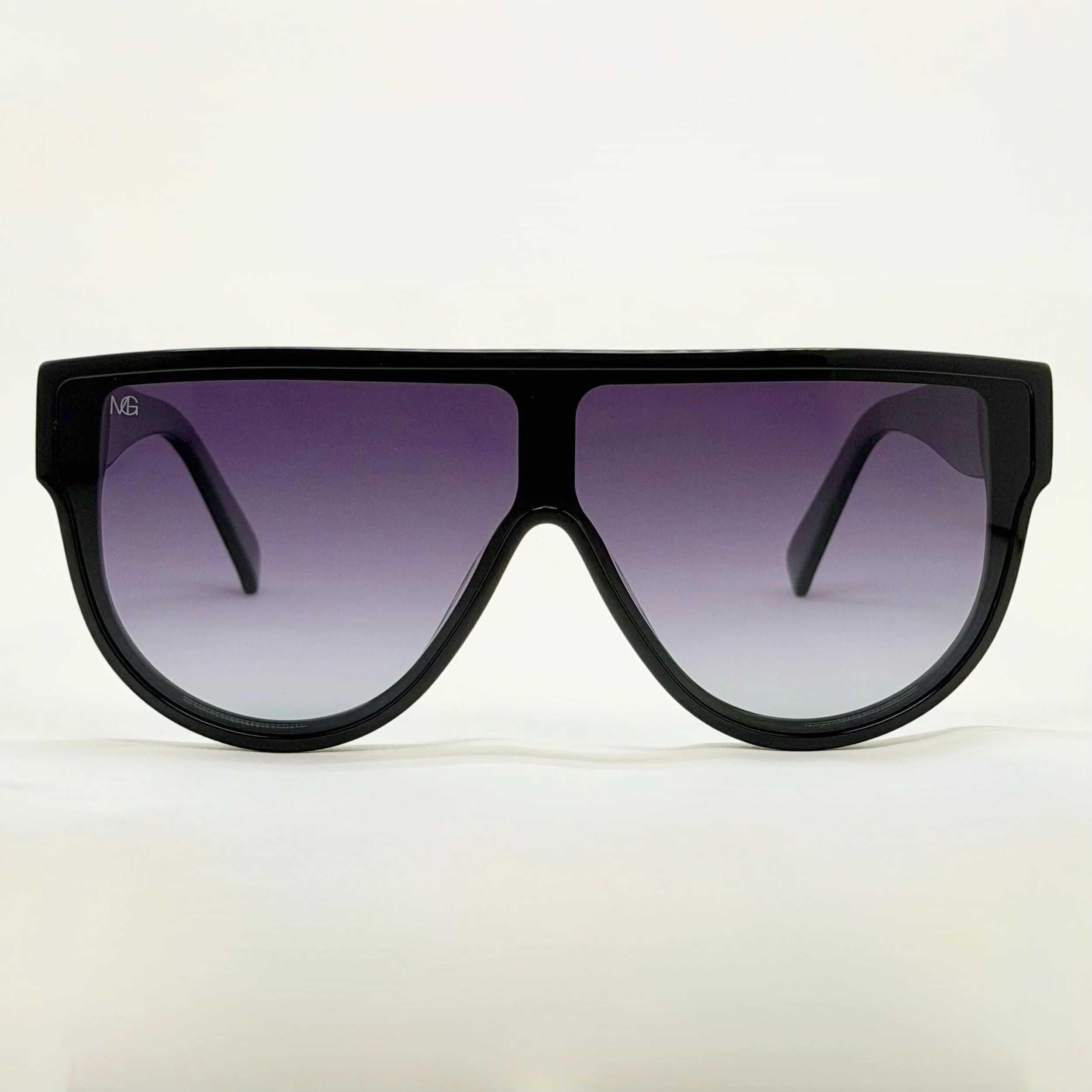 MauriGamba Enzo Shield Black Unisex Luxury Designer Sunglasses