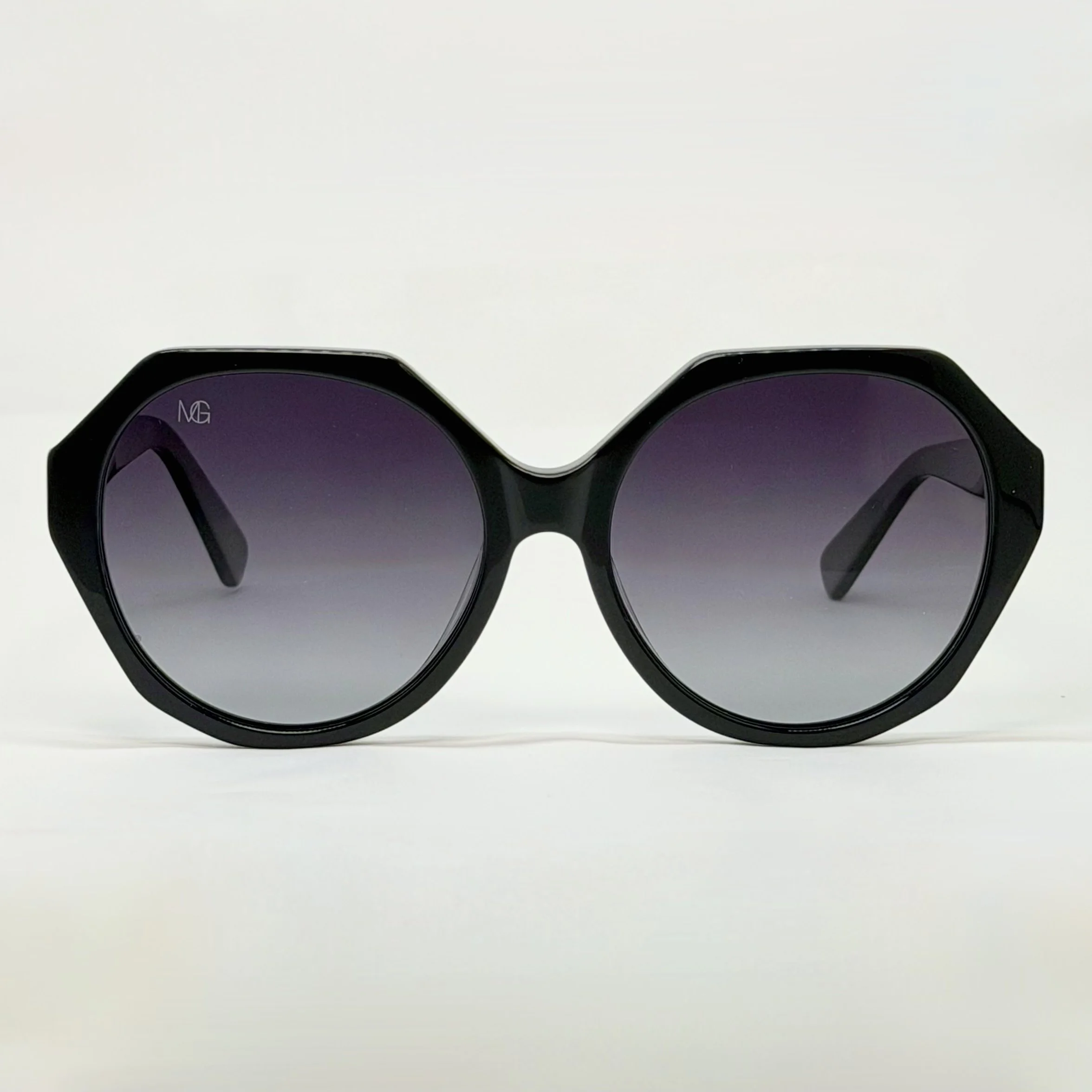 MauriGamba Barachiel Oversized Geometric Black Sunglasses – Luxury Women’s Designer Eyewear