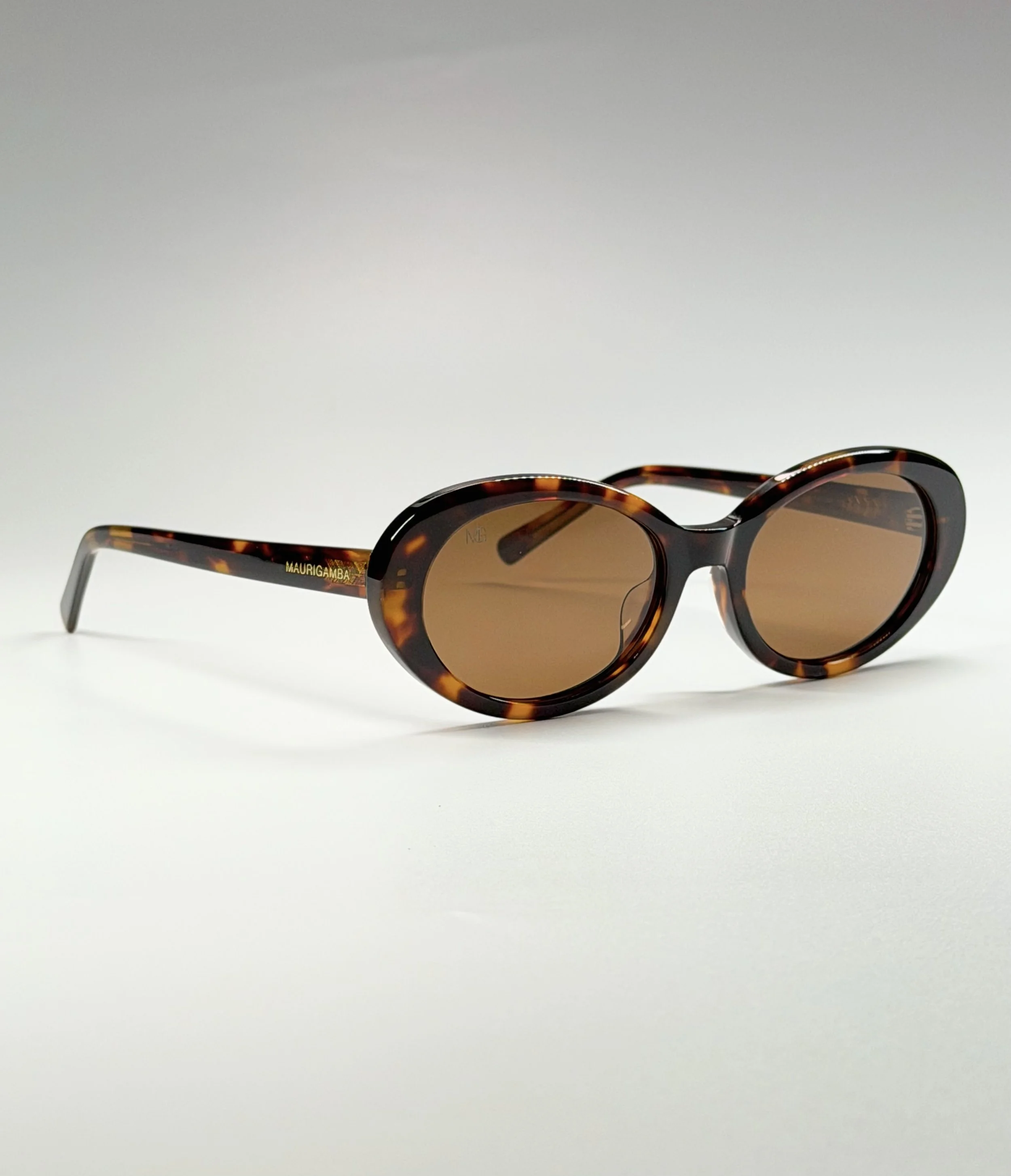 MauriGamba Ingrid Tortoise Sculpted Bridge Women’s Luxury Sunglasses