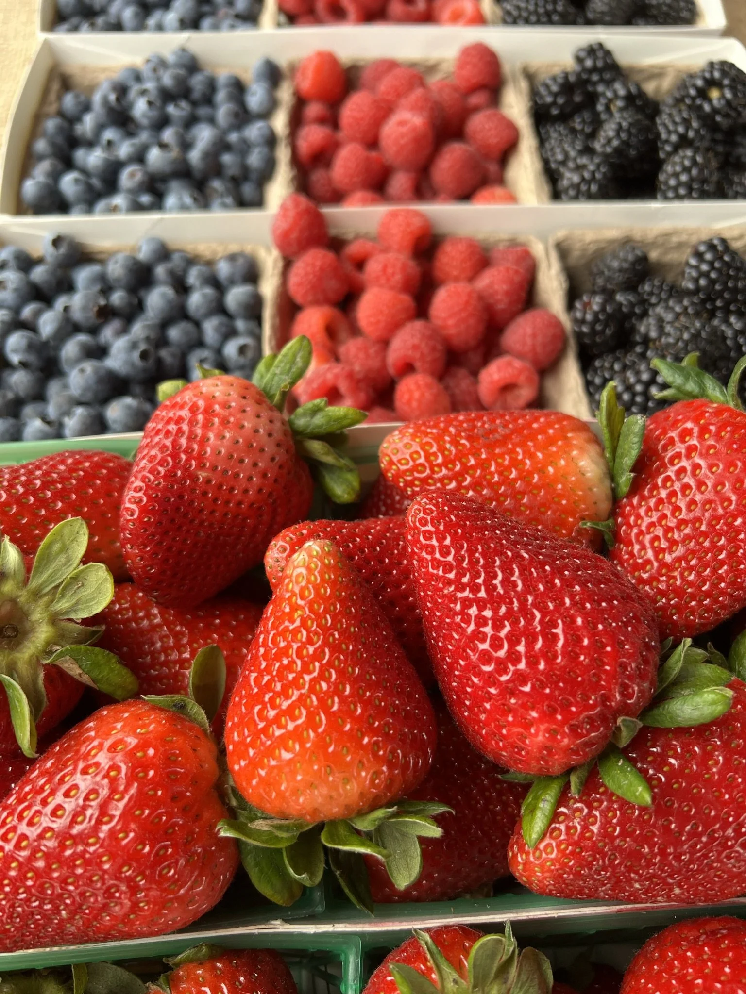 Locally grown fruit