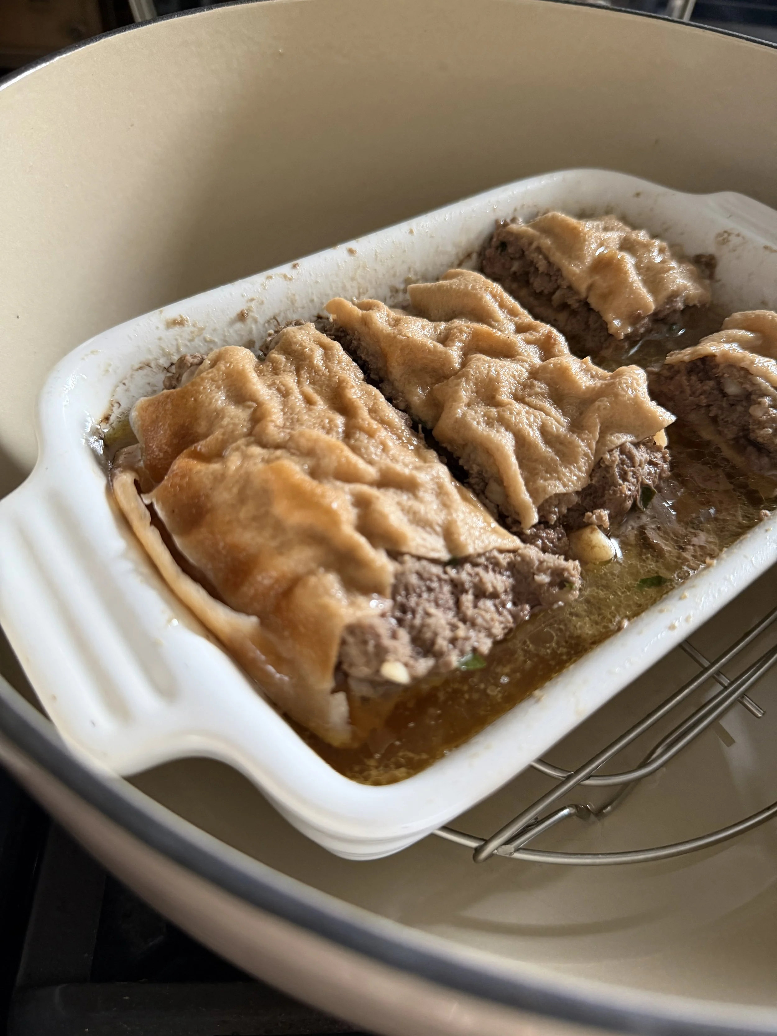 Gluten free dumpling lasagna