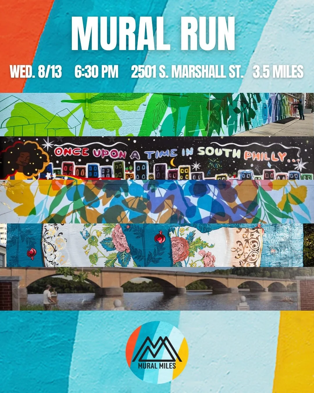 Come for the mural dedication, stay for the run! We are very excited to be unveiling our newest mural at 2501 S. Marshall St., followed by a run to other nearby murals completed by the same artists involved in our project (plus a few bonus murals). C