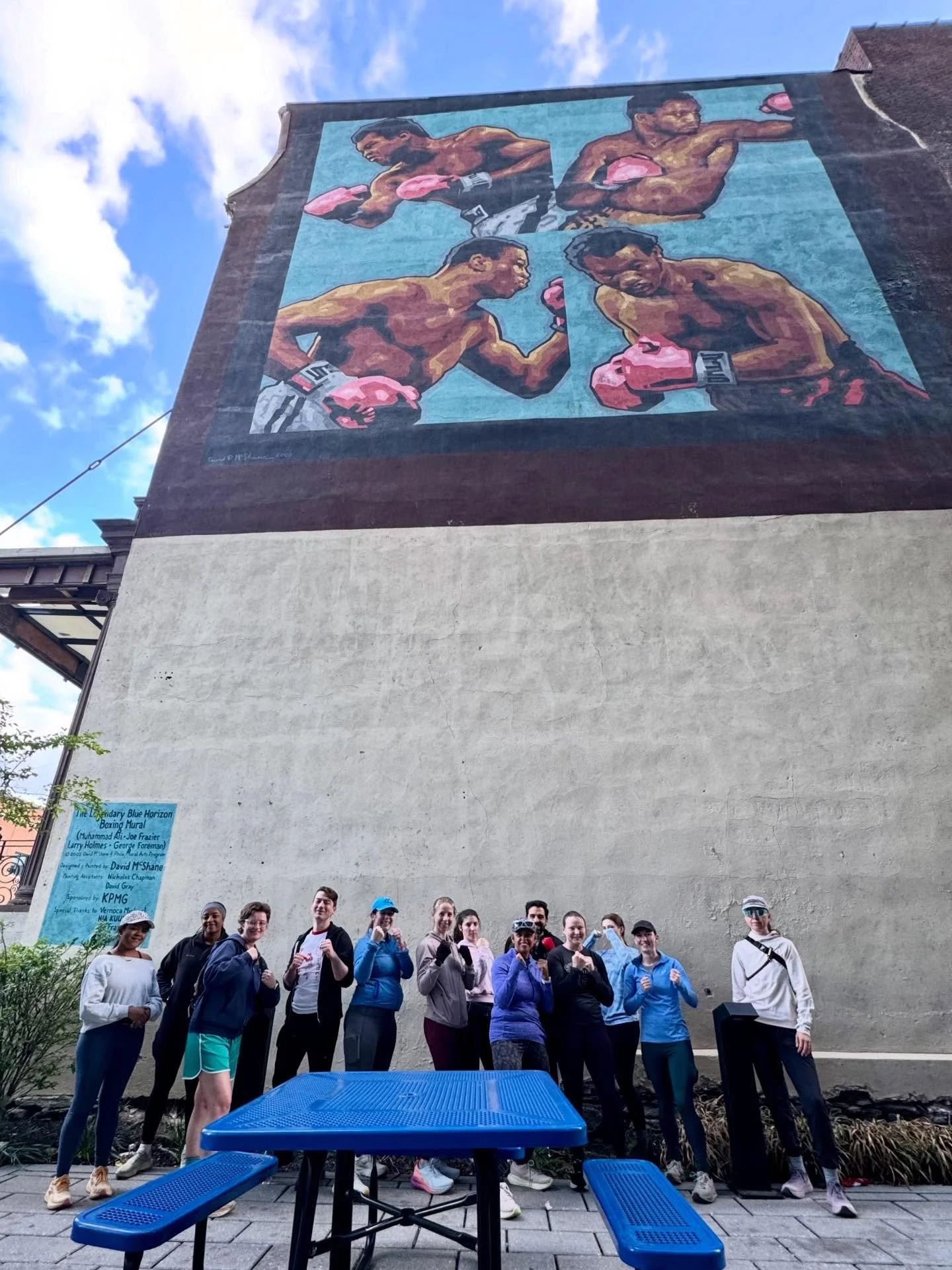 &ldquo;The Legendary Blue Horizon Boxing Mural&ldquo; by David McShane