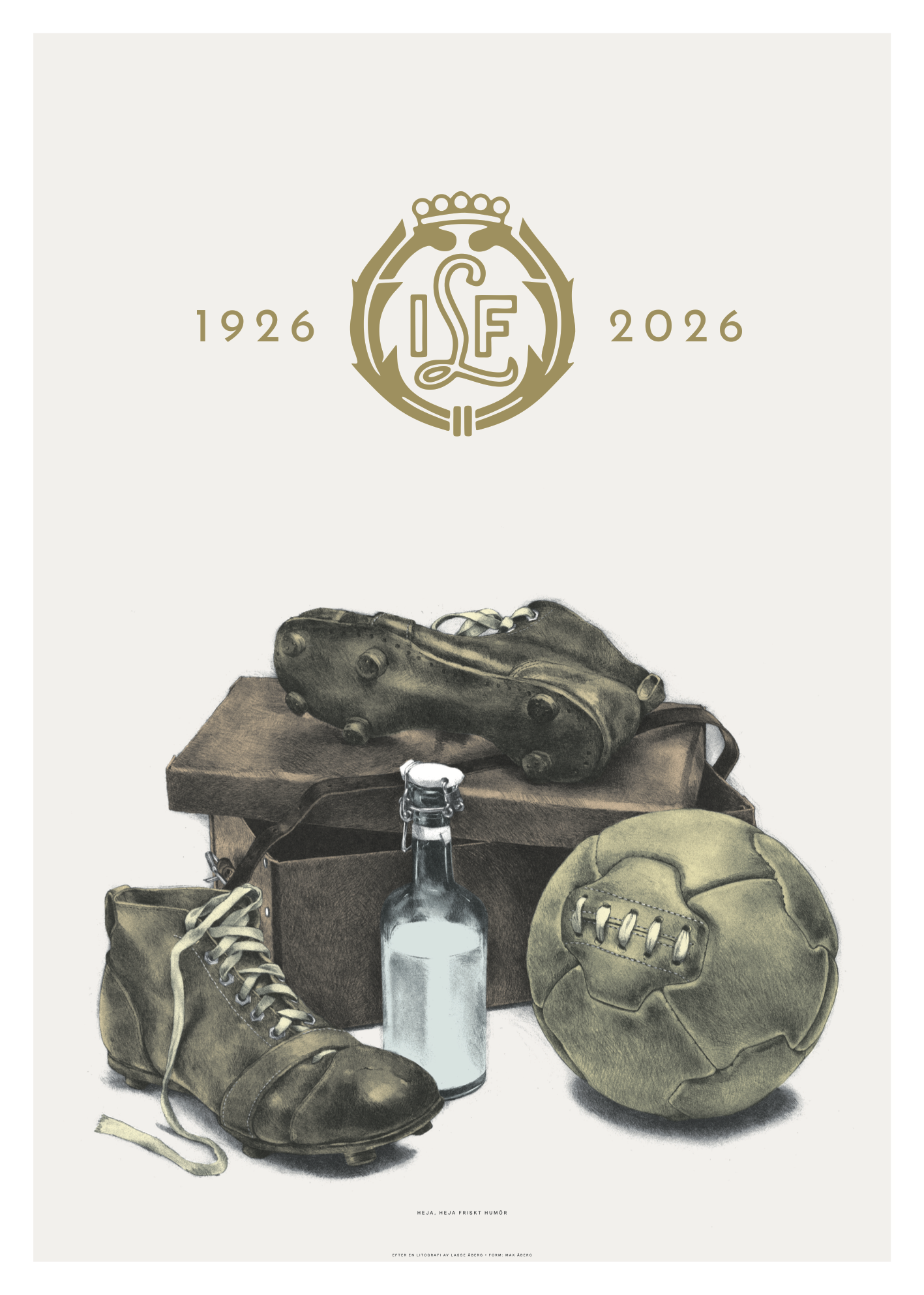 Beställ din signerade jubileumsaffisch av Lasse Åberg