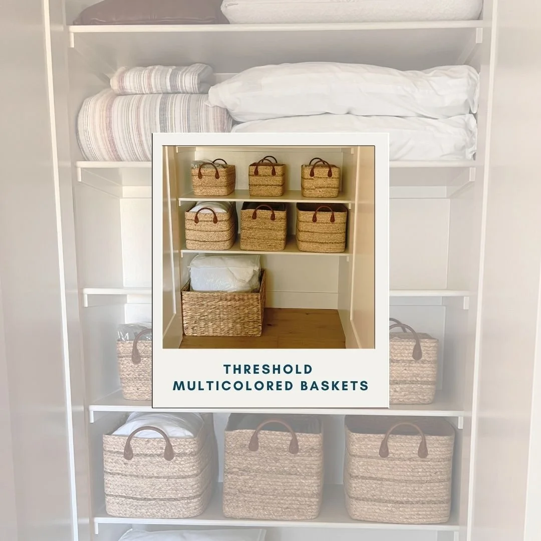 Small changes make a big impact. These Threshold baskets are some of our faves for the linen closet 🧺 Perfect for keeping sheets, towels, and bedding tidy. If you&rsquo;re searching for home organizing in Salem, Oregon, let us help you declutter and
