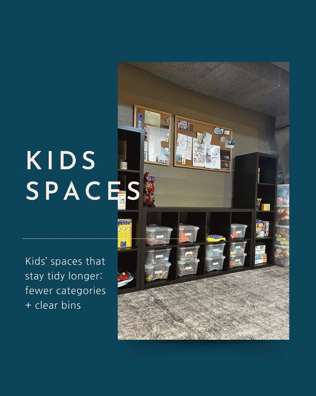 Kids&rsquo; spaces that stay tidy longer: fewer categories, clear bins, and a simple &lsquo;donate&rsquo; spot. Tailored Organizing designs family-friendly organizing in Salem and the Willamette Valley.

#straightenitup #tailoredorganizing #wegotyou 