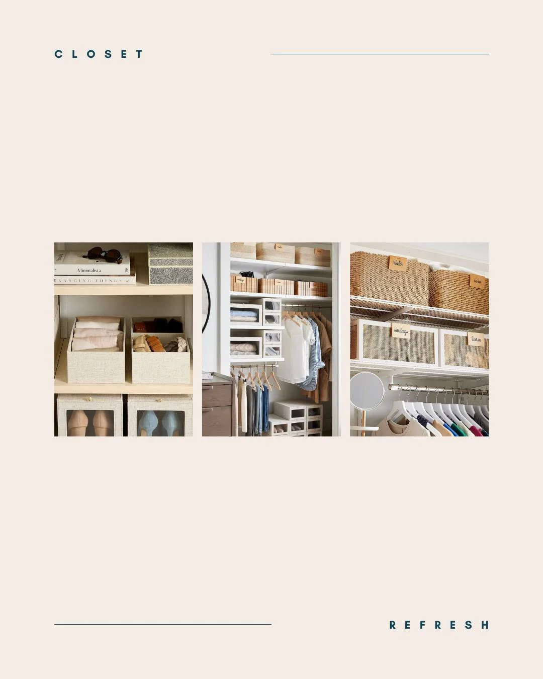 Luxury closet refresh &mdash; Willamette Valley. Thoughtful wardrobe edits, refined zones, and elevated storage so mornings feel effortless. Tailored Organizing serves Salem-area homeowners with warmth and precision.