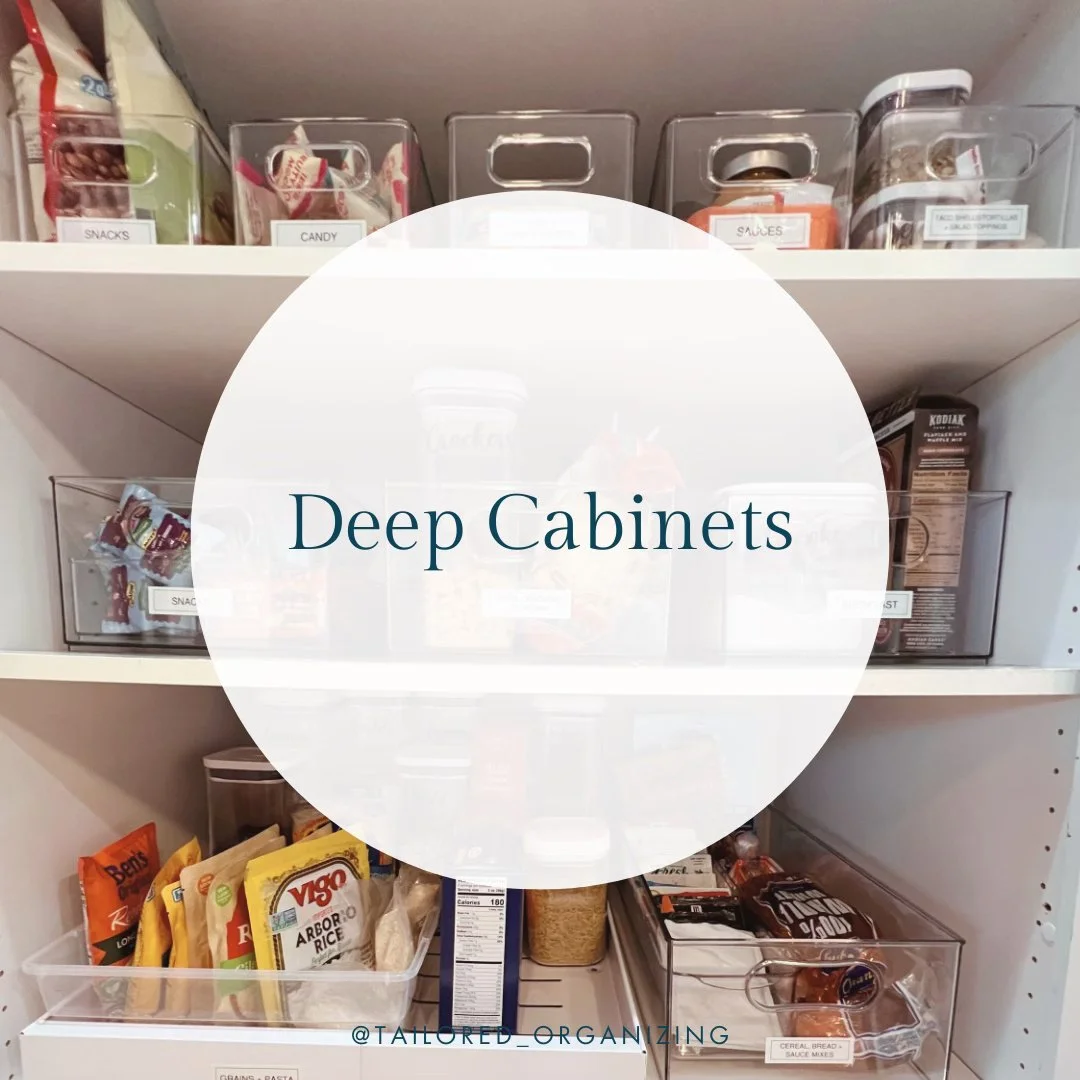 We&rsquo;ve encountered deep cabinets plenty of times when helping clients organize their homes. At first, they seem exciting&mdash;look at all that storage space! But soon, reality sets in: items get lost way in the back, and it&rsquo;s frustrating 