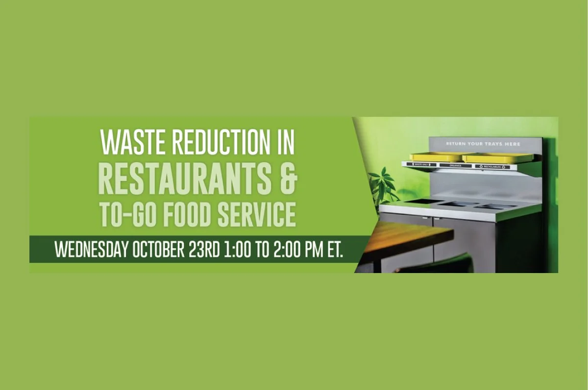 Webinar: Waste Reduction in Restaurants and To-Go Food Service
