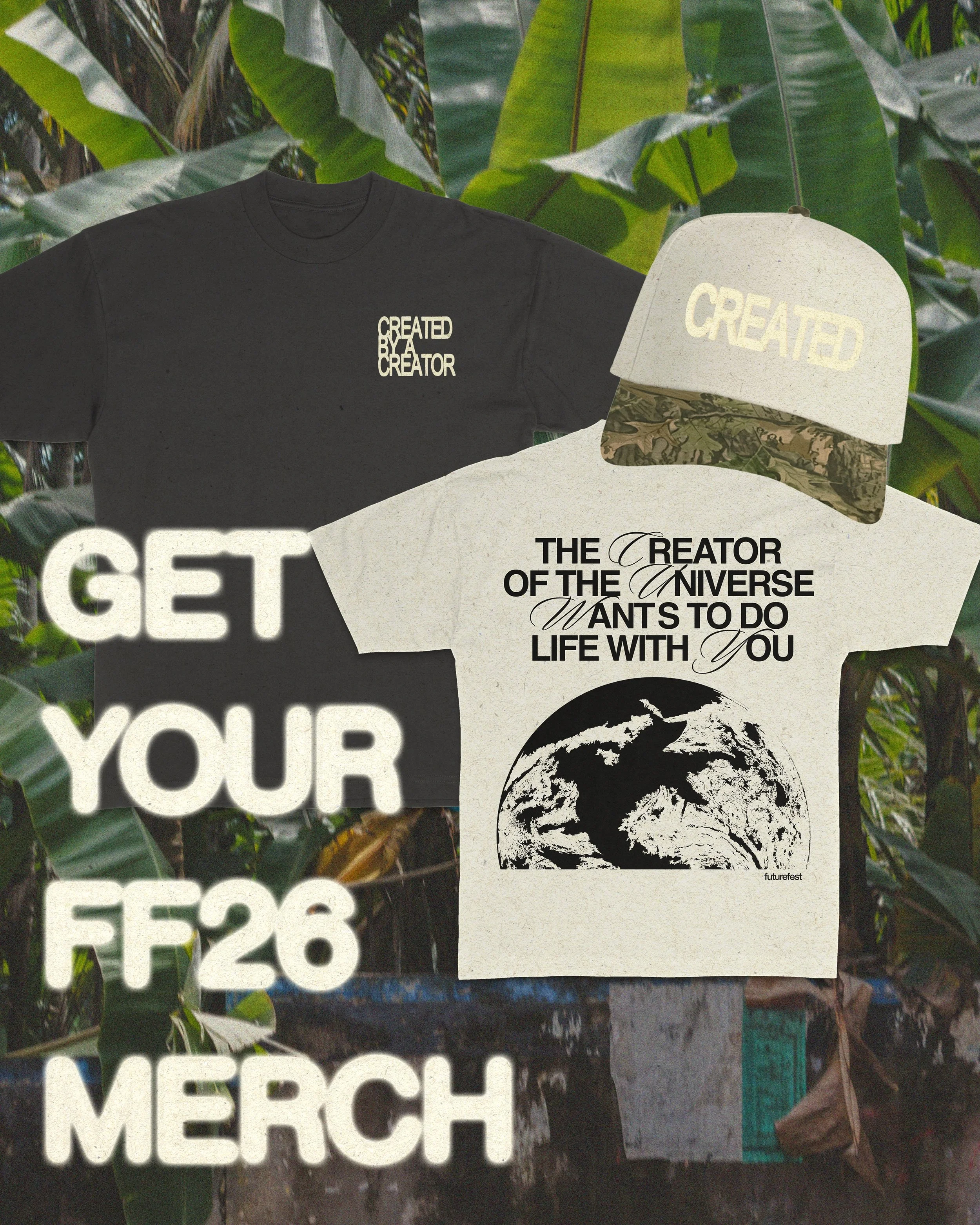 🌴 FUTUREFEST MERCH IS HERE. 👀

You already know you need the fit.

Limited FutureFest 2026 merch will be available at the event, so come ready to grab yours before it&rsquo;s gone.

CREATED.
🌴 Saturday, September 19 | 10AM&ndash;5:30PM
🎟️ FREE EV