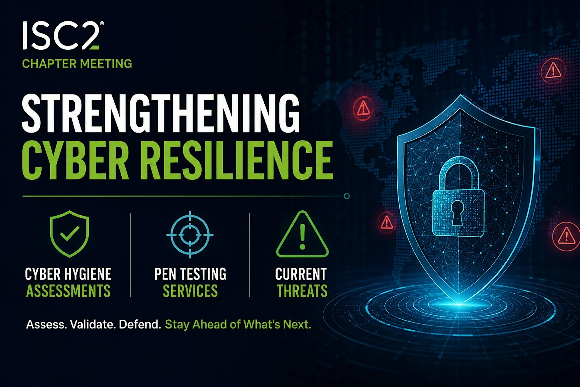 ISC2 — at TEKsystems · US National Guard talk