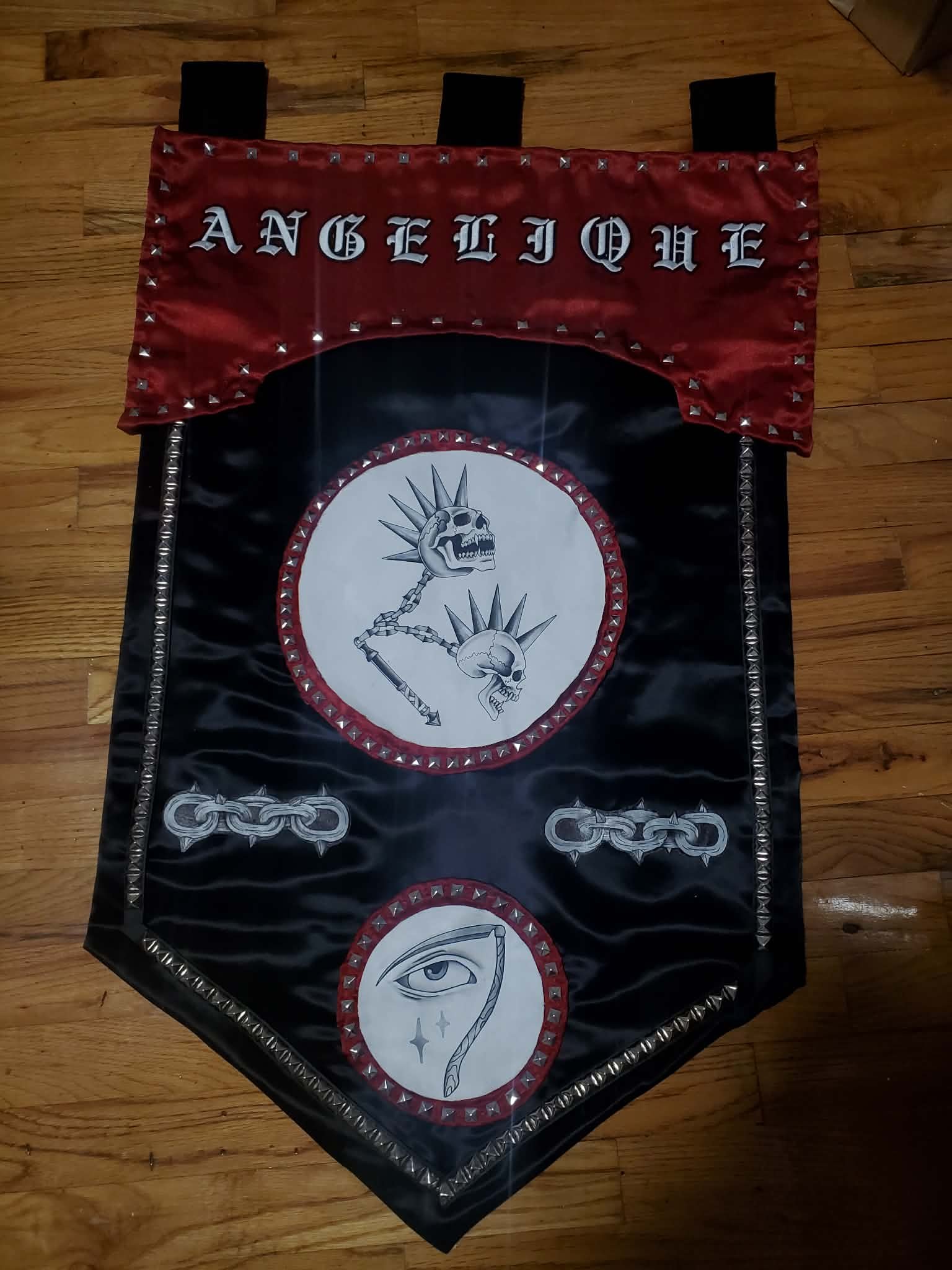 hand made and painted convention banner