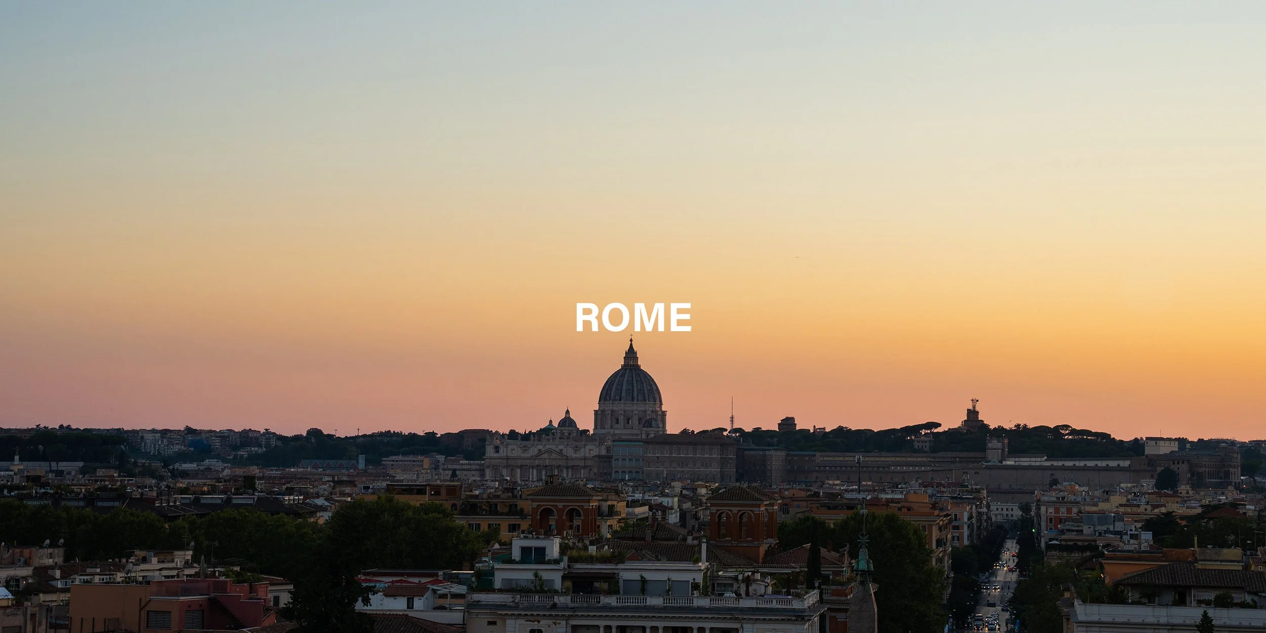 Travel Portfolio Cover for Rome