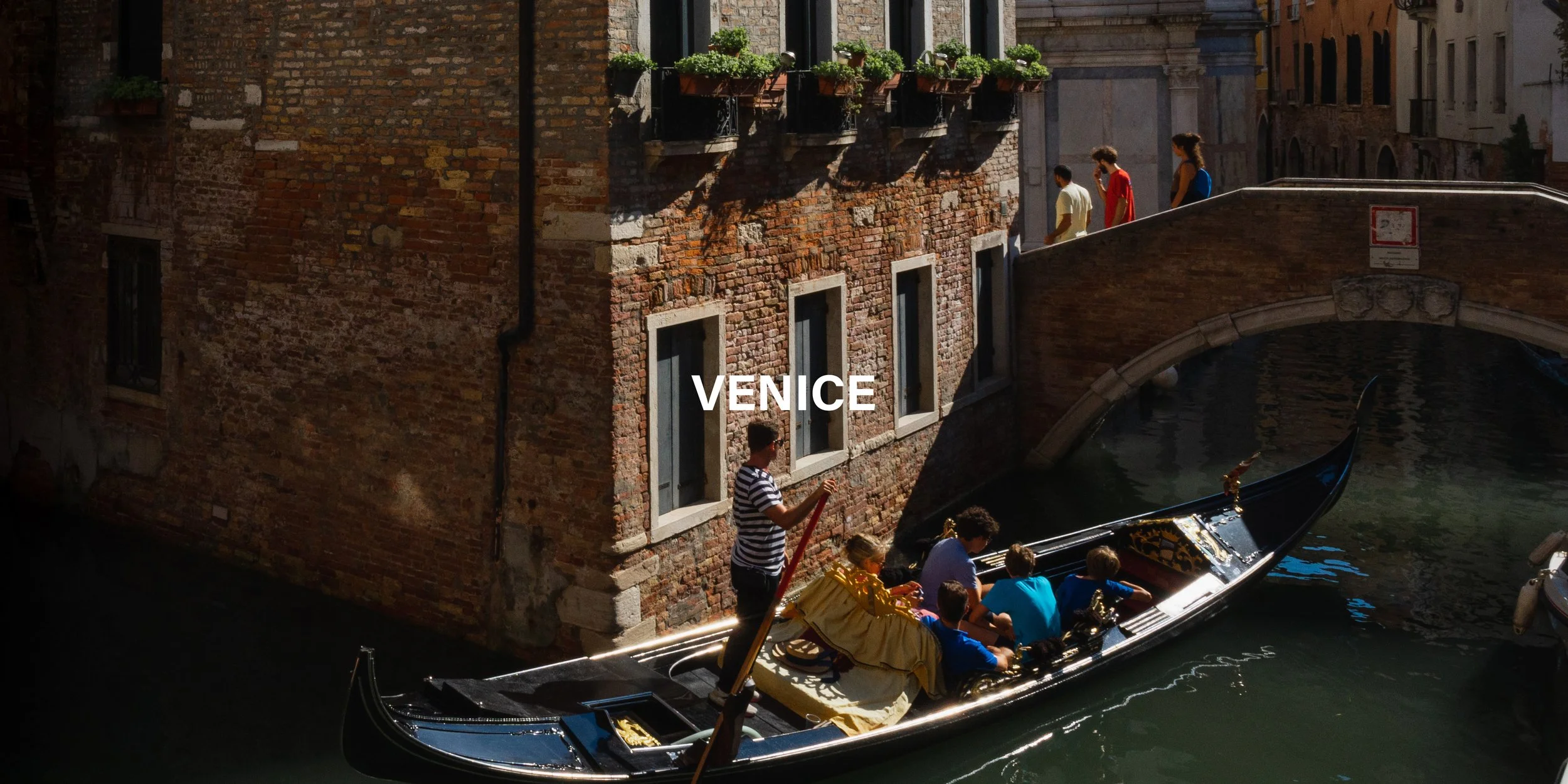 Travel Portfolio Cover for Venice