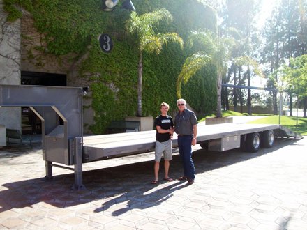 A Flatbed Trailer